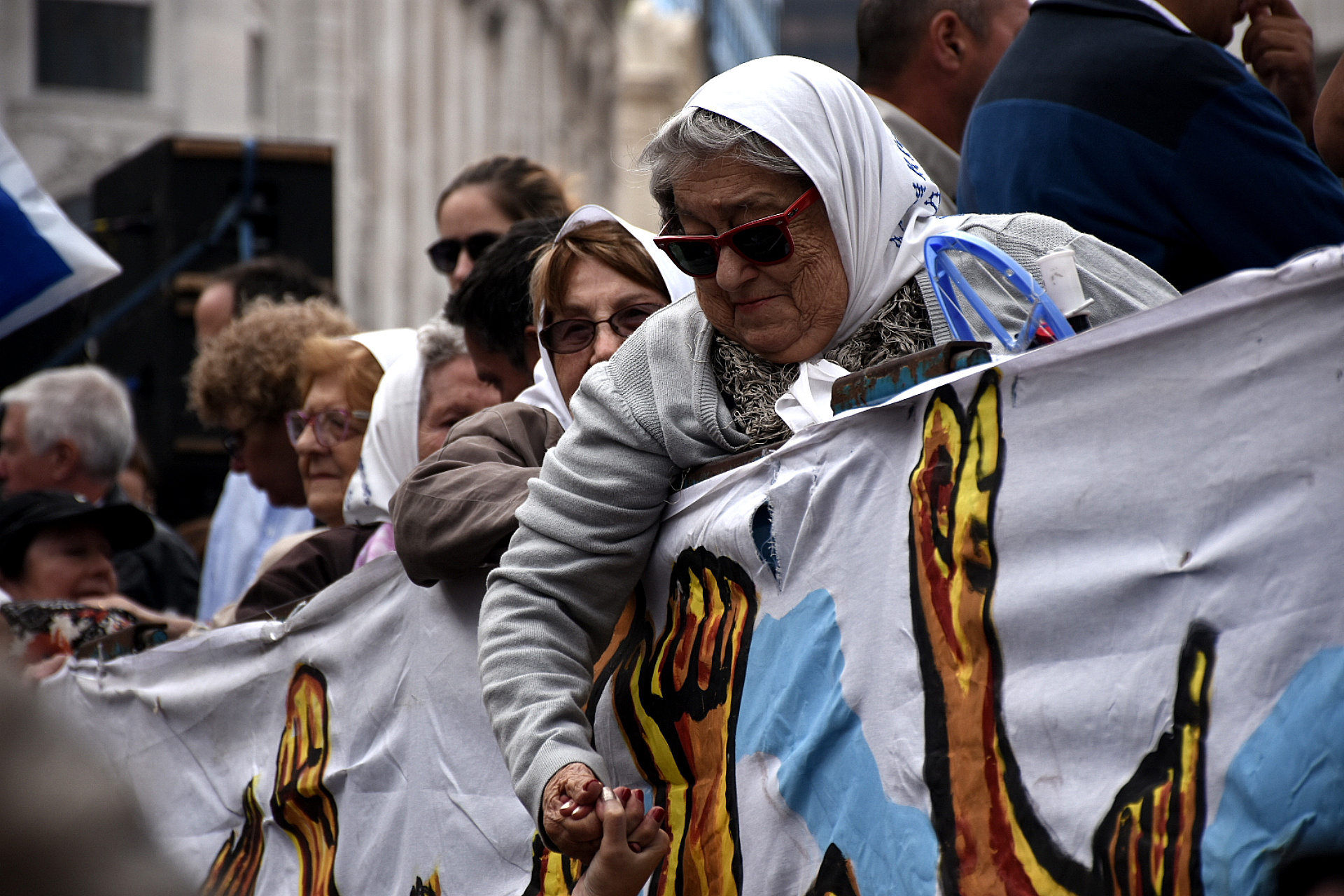 La titular de Madres de Plaza de Mayo, Hebe de Bonafini