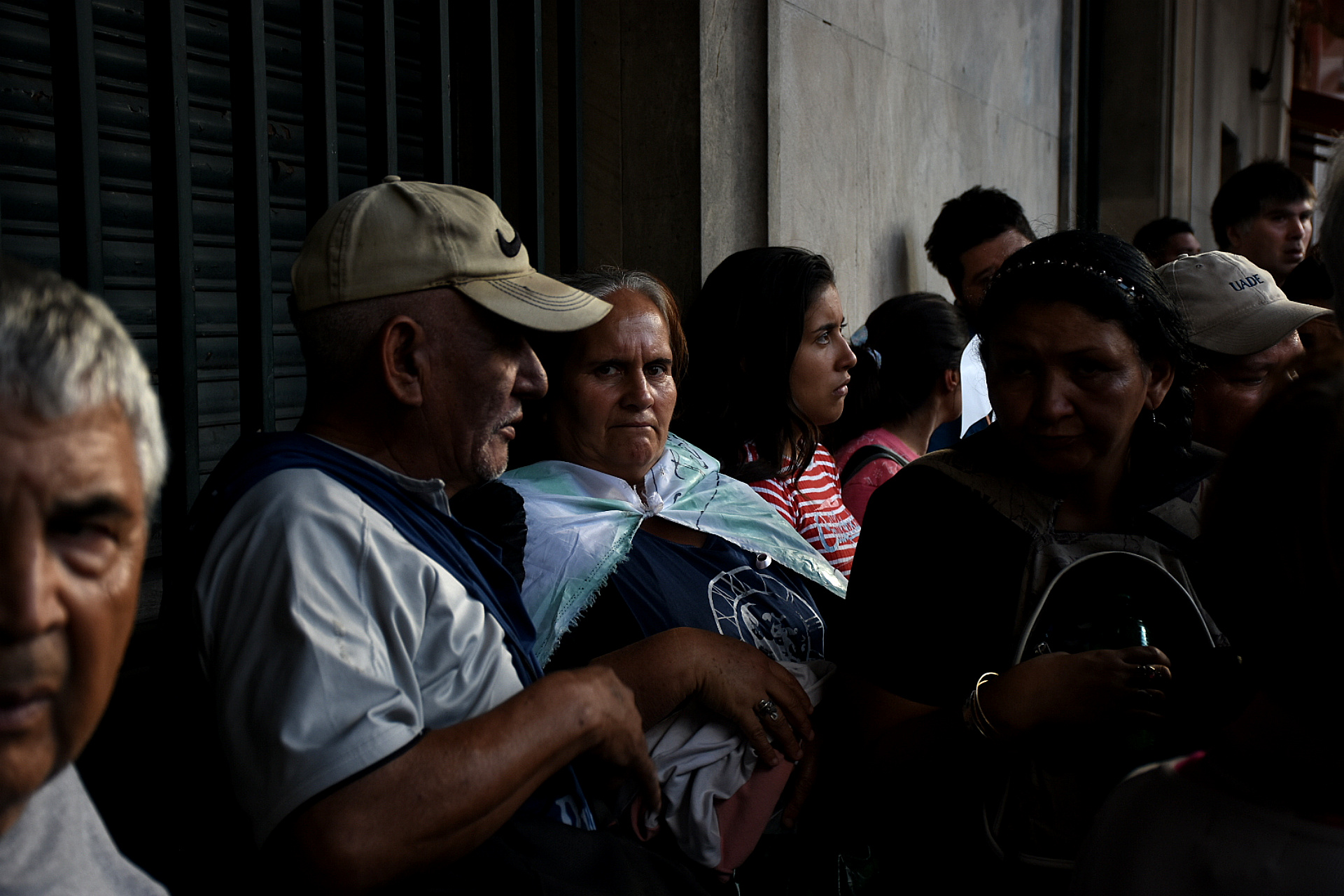 Los ciudadanos llegaron a la plaza desde distintos lugares de la provincia