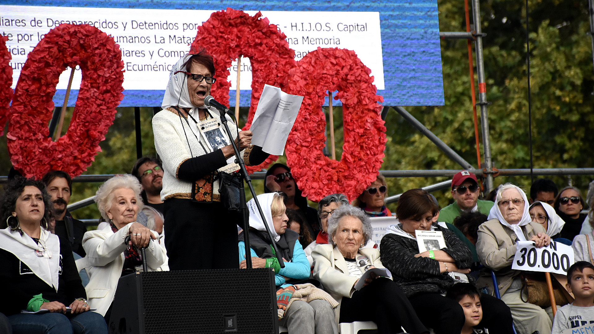 Taty Almeida, una de las referentes de Abuelas de Plaza de Mayo