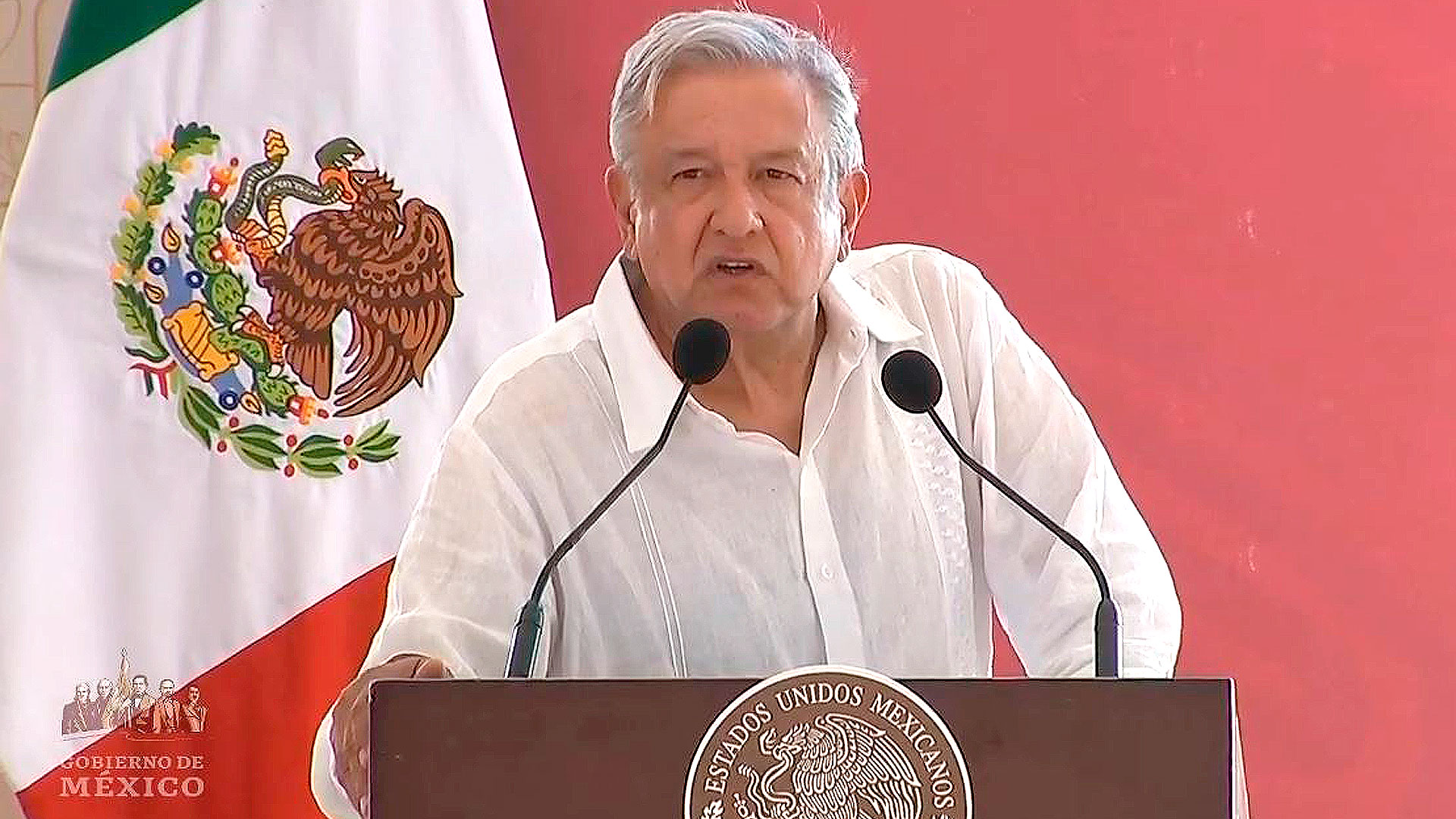 Andrés Manuel López Obrador aseguró que la prensa “fifí” busca desprestigiarlo (Foto: YouTube Gobierno de México)