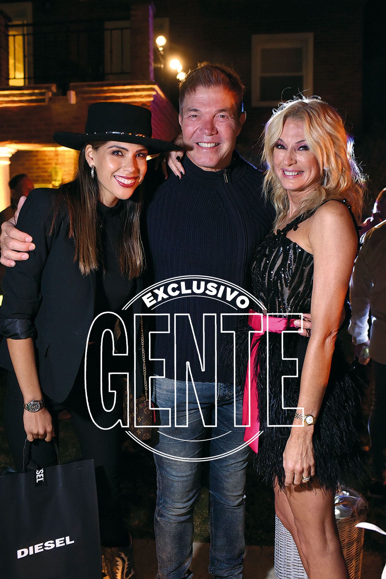 Con Barby Franco y Fernando Burlando.