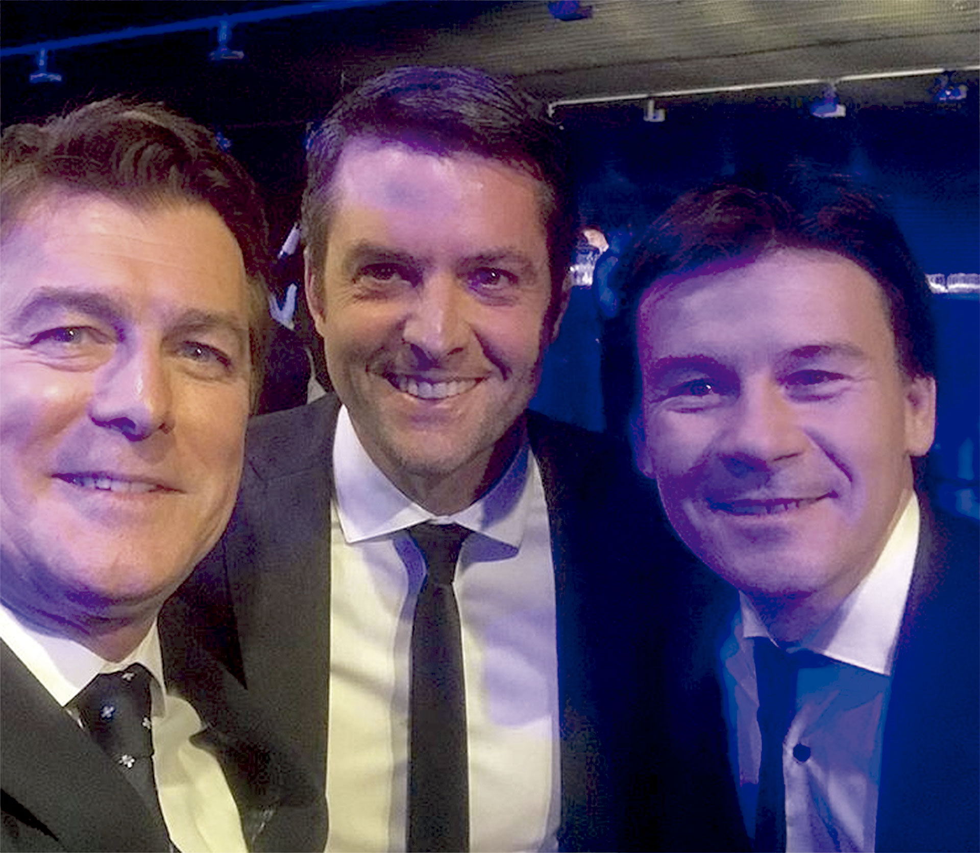 Gabriel Corrado, Agustín Calleri y Guillermo Coria. Foto: Instagram GC