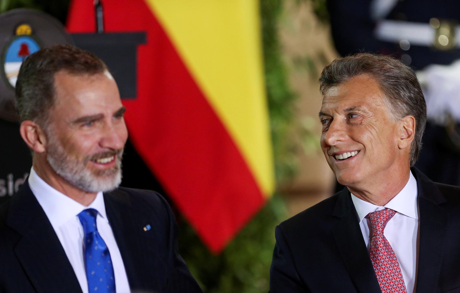 Felipe IV y Mauricio Macri seguirán reuniéndose en las próximas horas.