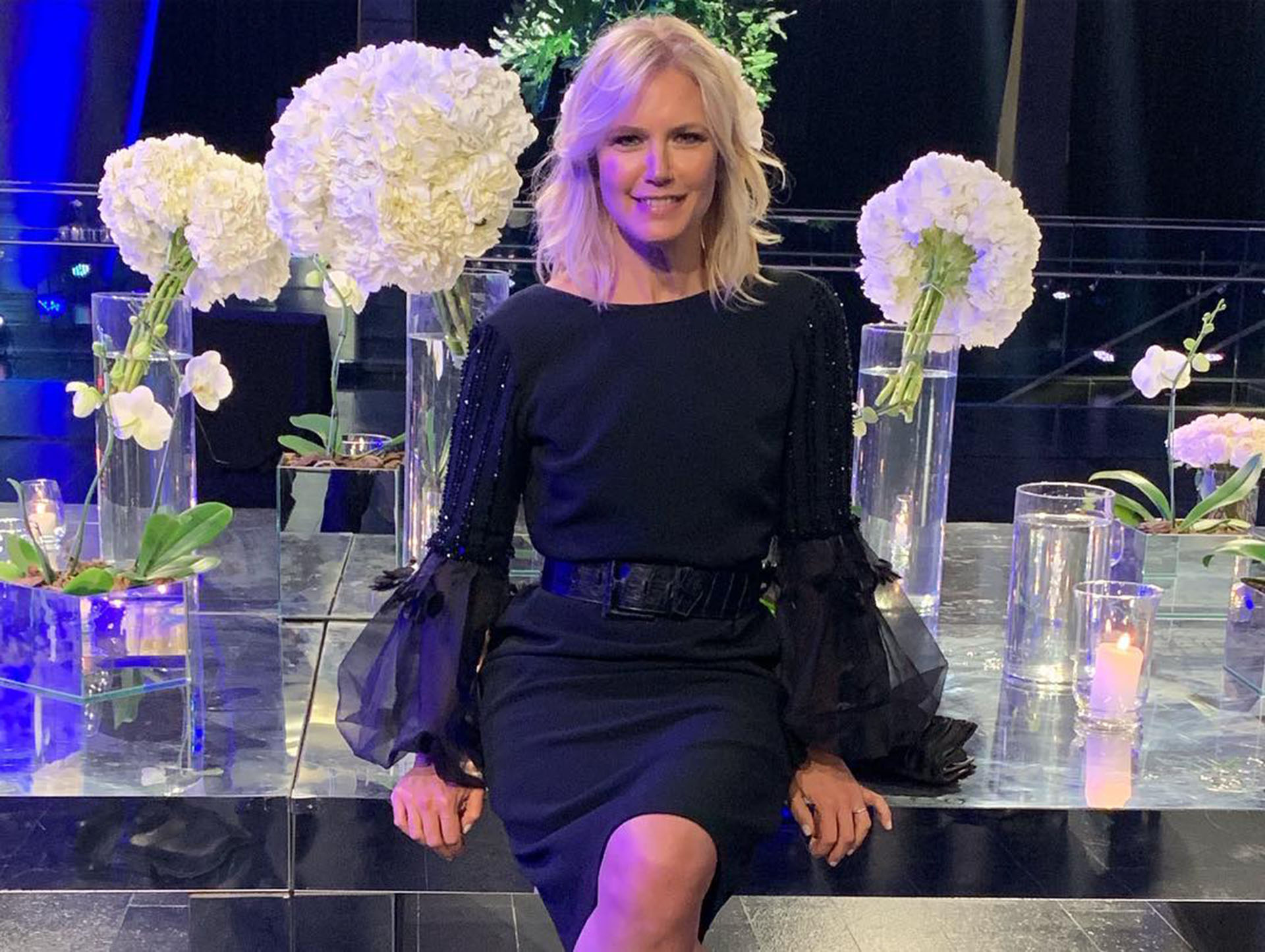 Valeria Mazza fue parte de la gala ofrecida en el CCK (Instagram: @alejandrogravier)