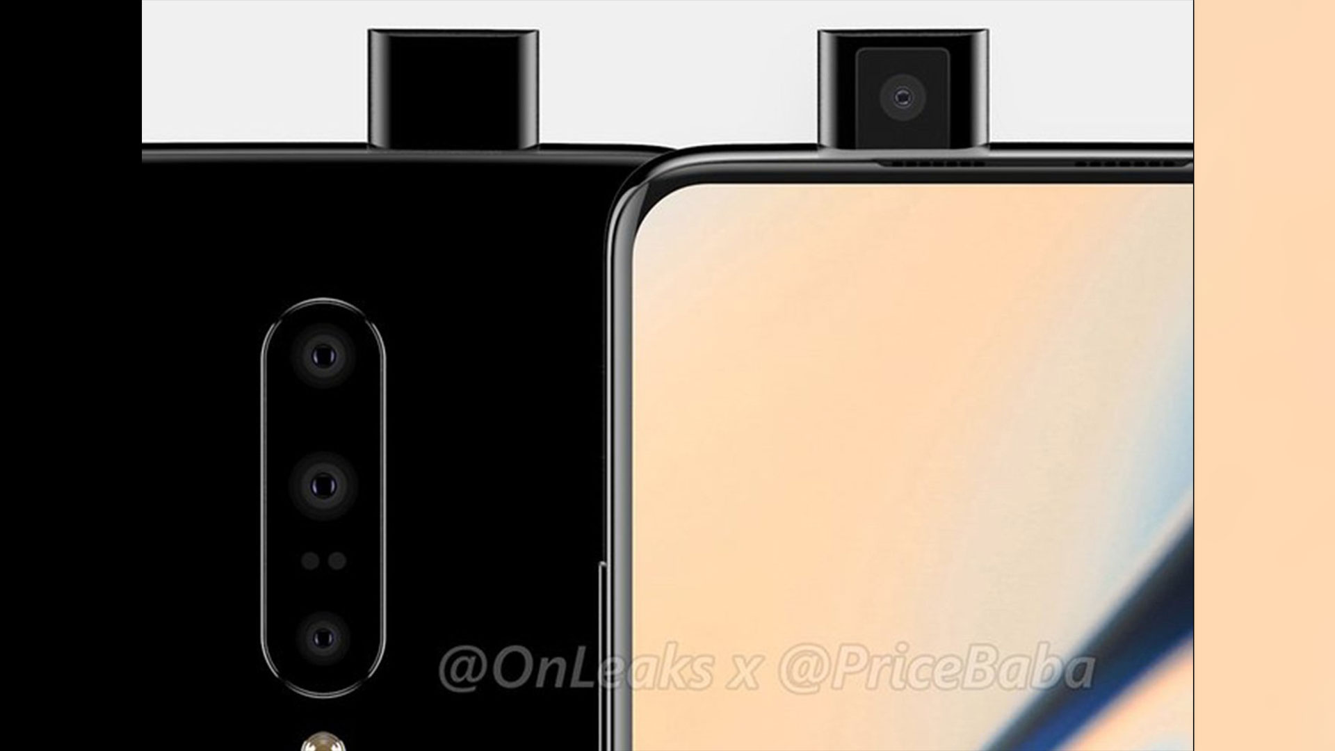 La cámara retráctil del OnePlus 7, según las filtraciones (OneLeak)
