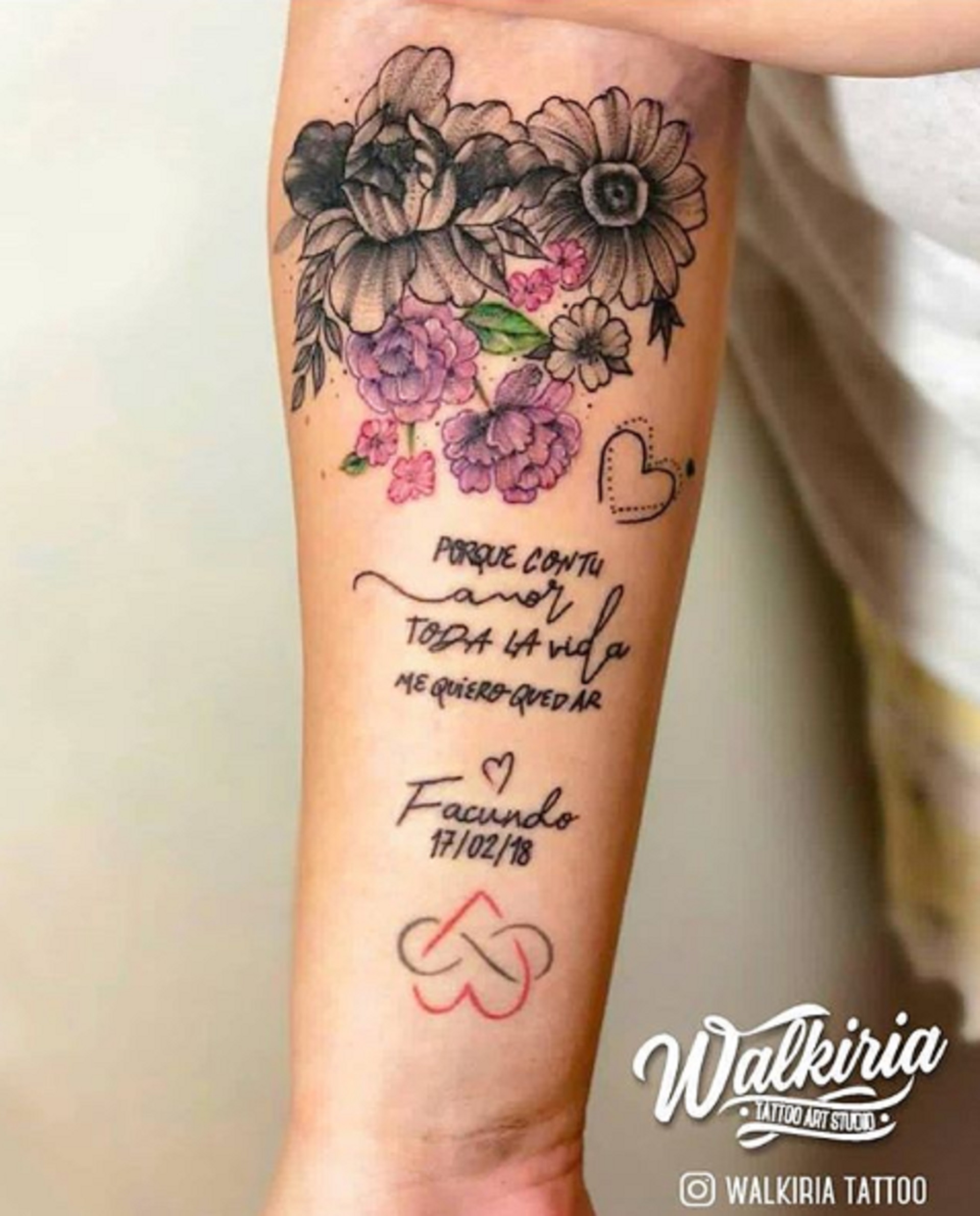 La foto del tatuaje que Morena le dedicó a su novio y compartió en Instagram