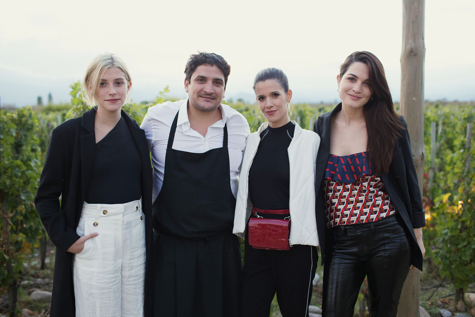 Mauro Colagreco e invitados a la experiencia Villavicencio de Autor (Josefina Lopez)
