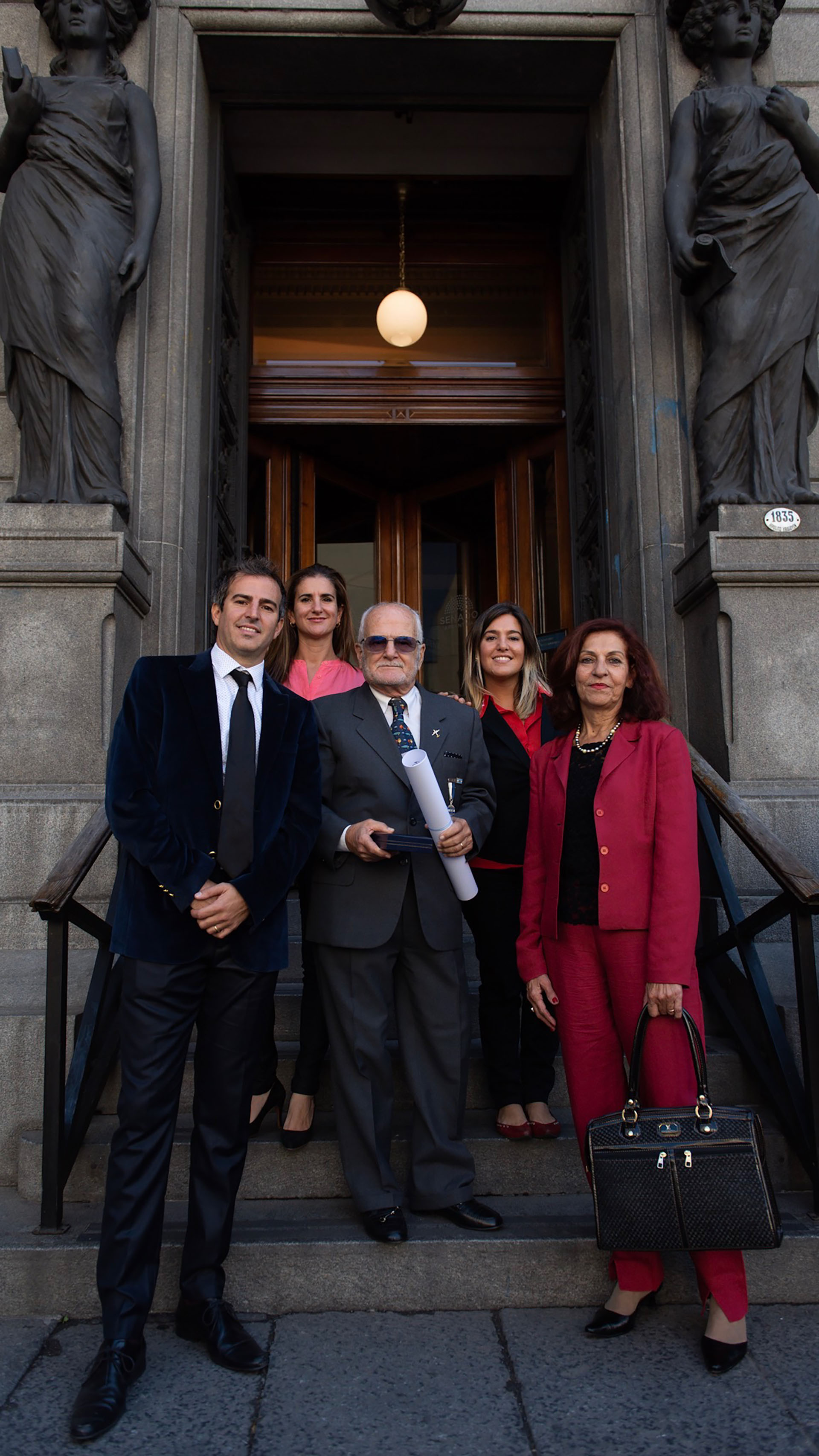 La familia del comodoro Jorge Alberto Valdecantos