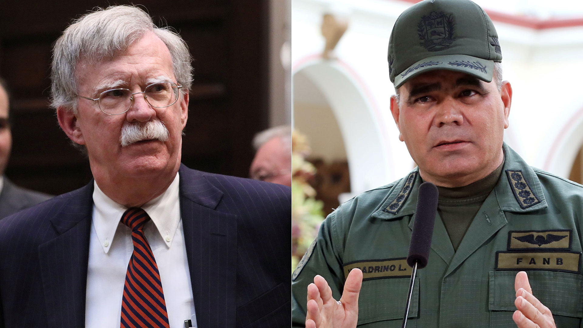 John Bolton y Vladimir Padrino López