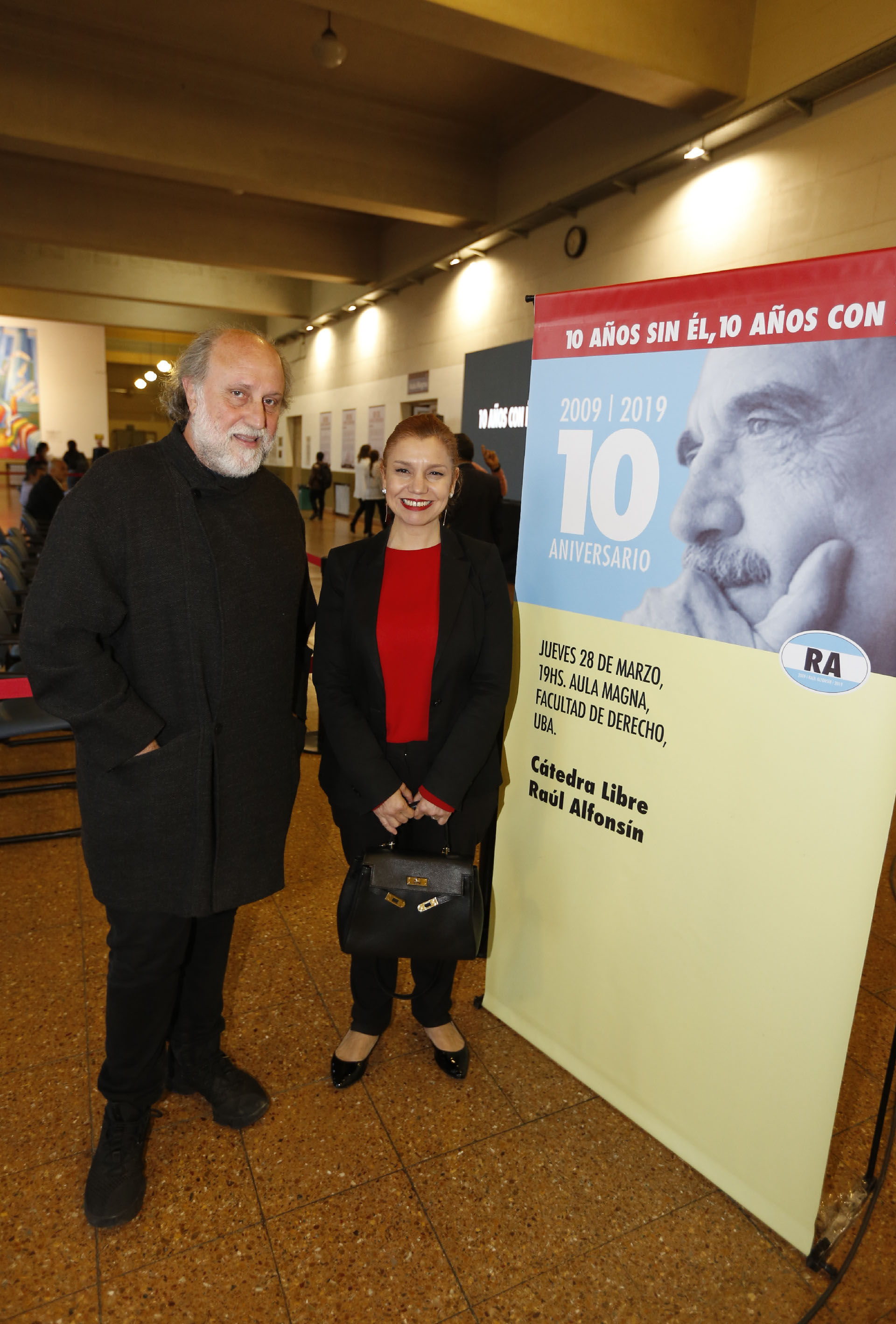 El empresario Daniel Grinbank y la diputada Karina Banfi