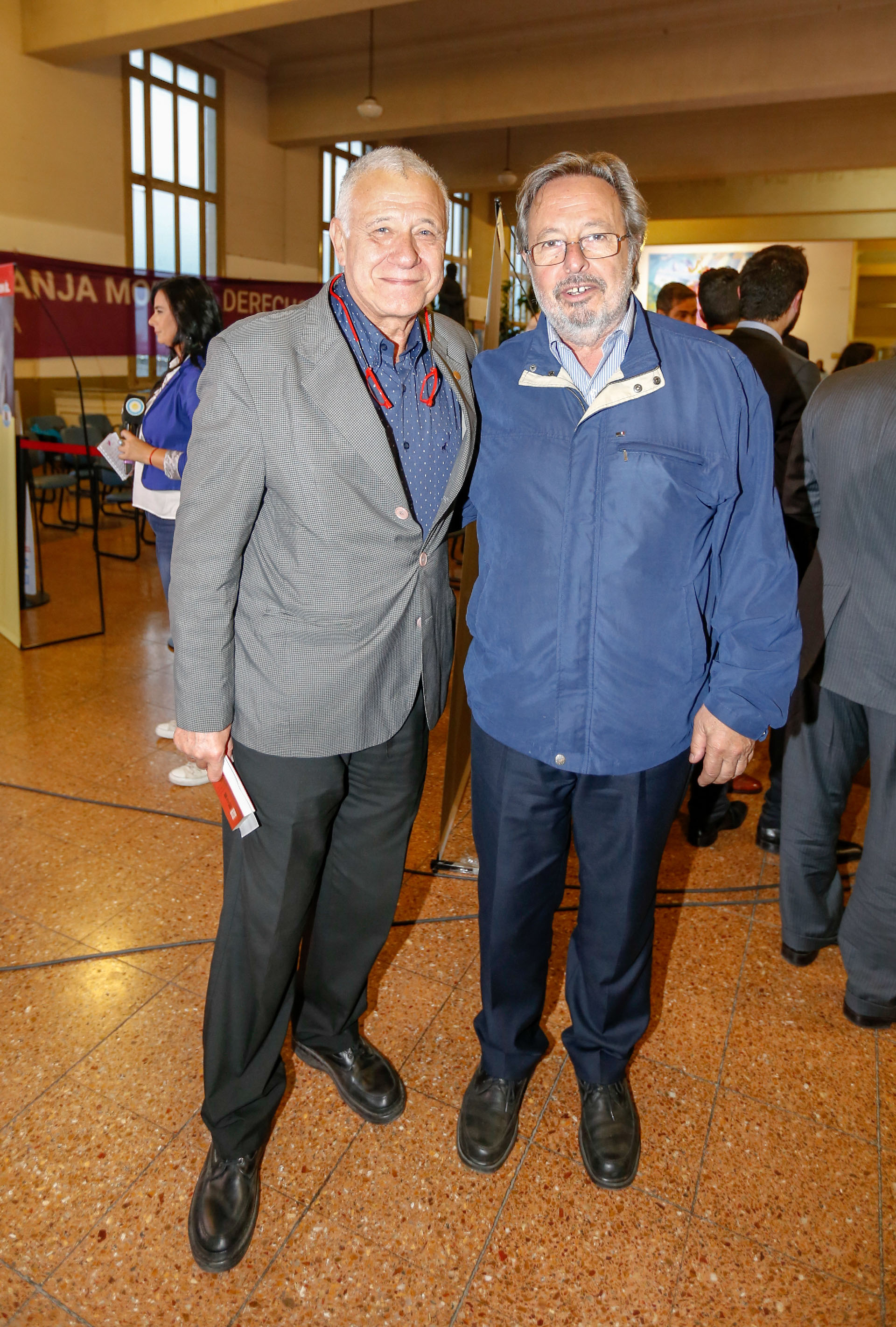 Carlos Campolongo junto al ex senador Pedro Del Piero