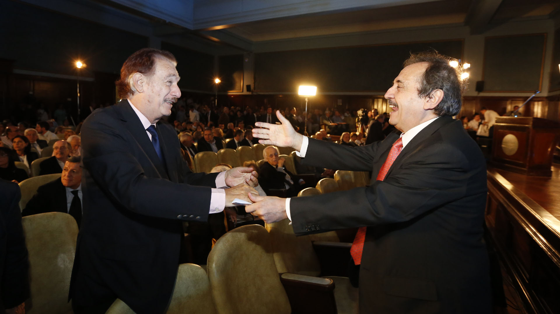 Federico Storani, vicepresidente de la UCR y Ricardo Alfonsín