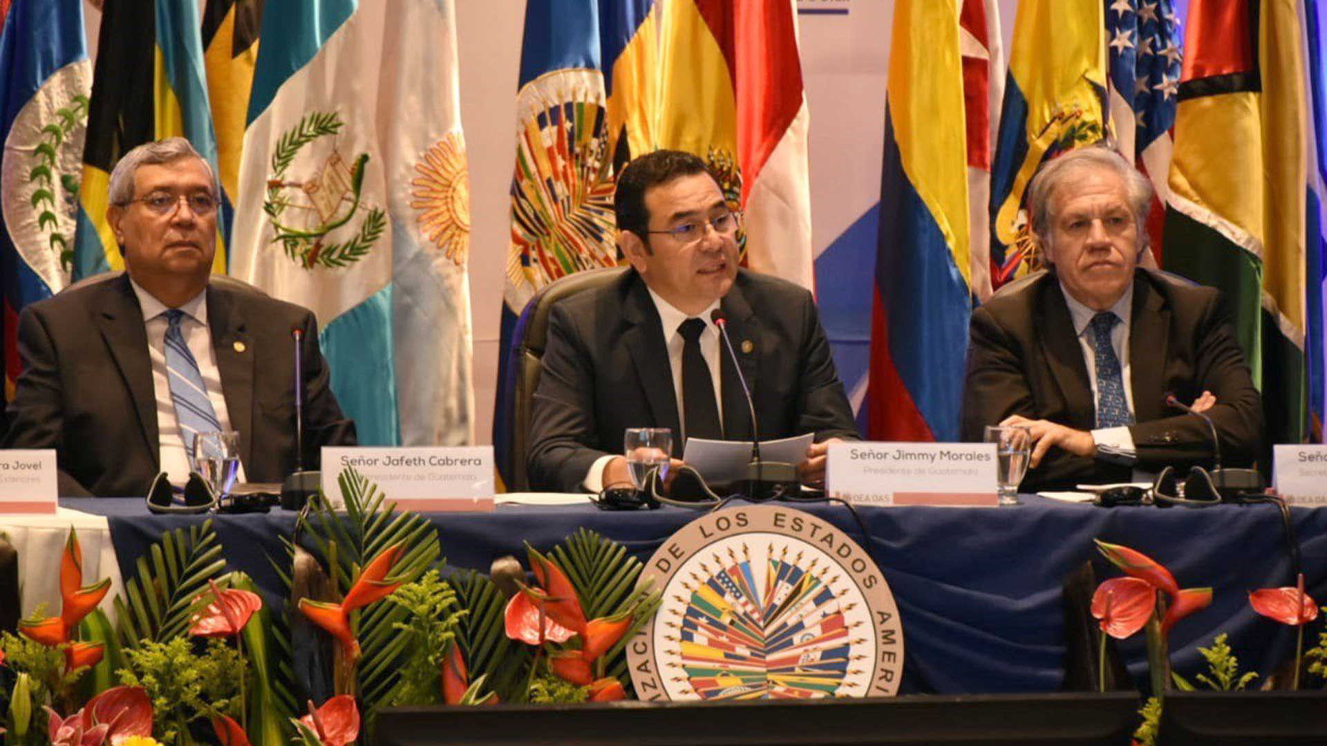 Luis Almagro, secretario de la OEA. Llegó a la Argentina para hablar sobre Venezuela y su reelección
