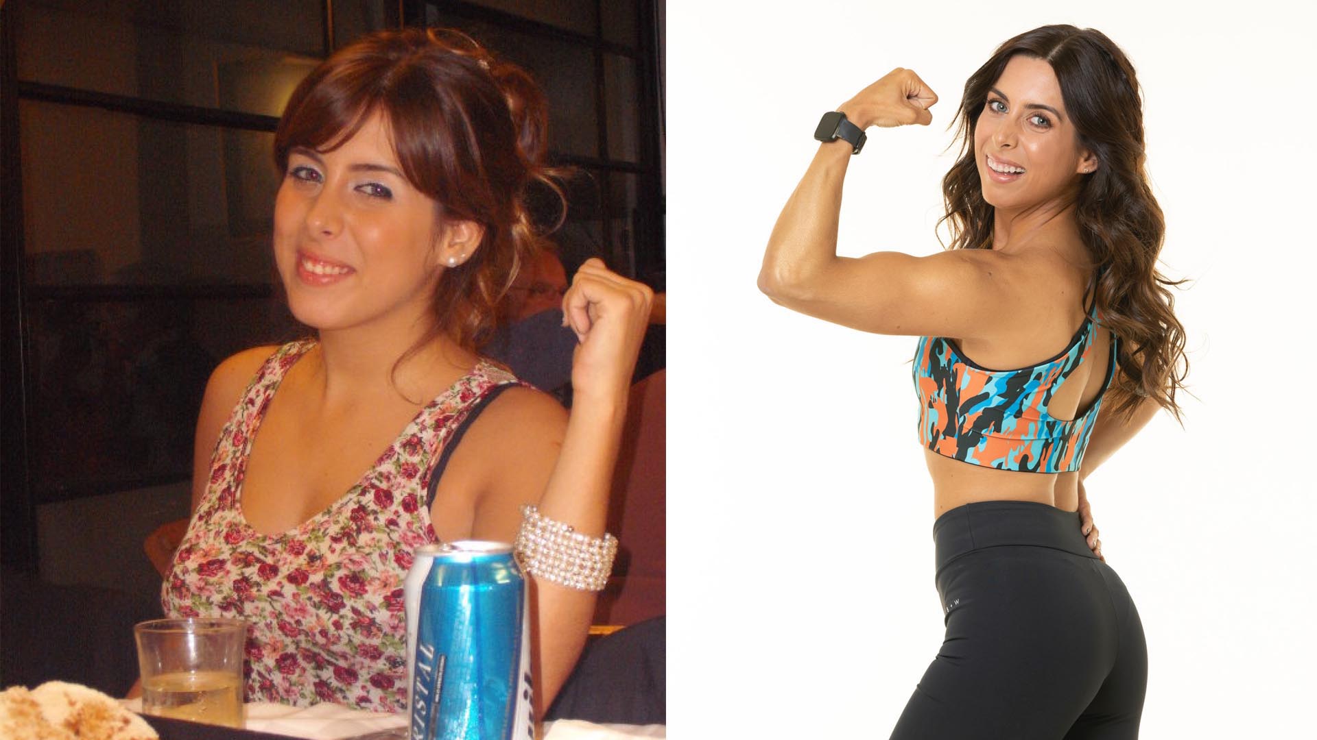 Agustina abusaba de la comida chatarra y del delivery. Hoy entrena a diario y aprendió a comer de manera saludable.