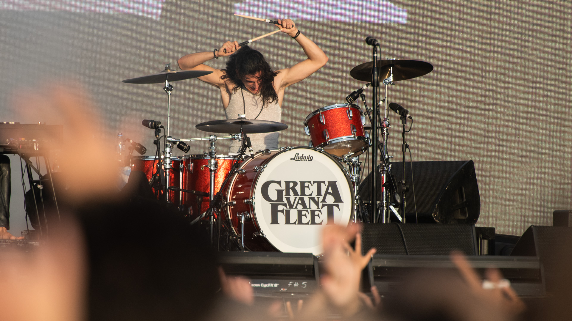 La banda fue aclamada por el público del Lollapalooza (Adrián Escandar)