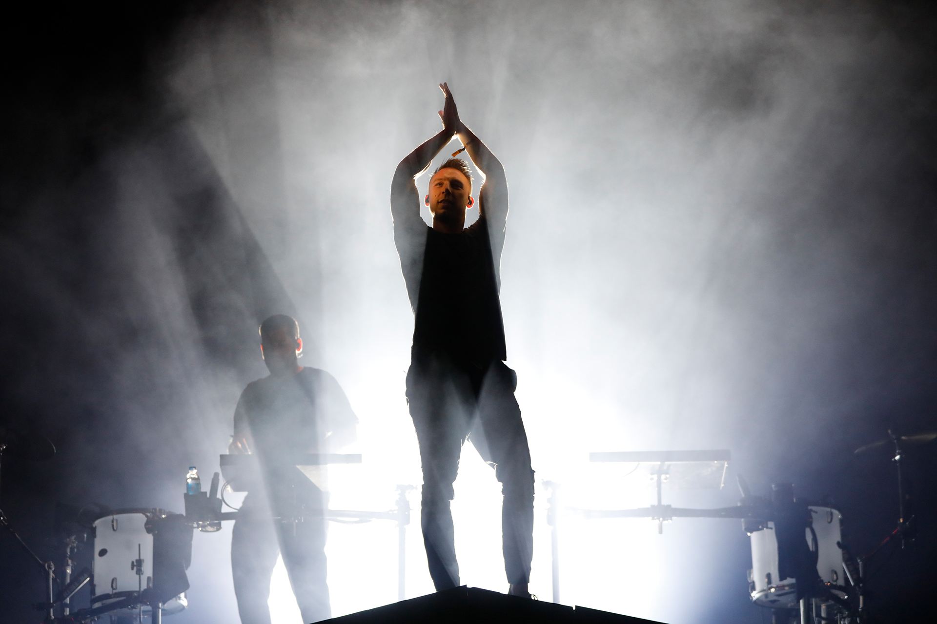 El dúo de música electrónica se presentó en el Hipódromo de San Isidro (Chule Valerga)