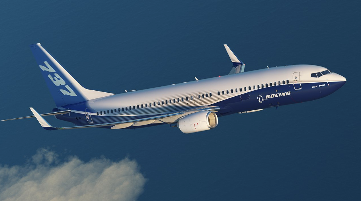 Un Boeing 737-800 NG en vuelo