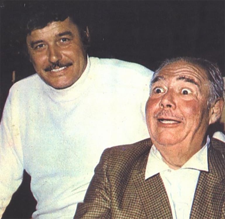 Guy Williams y Henry Calvin en la revista Canal TV