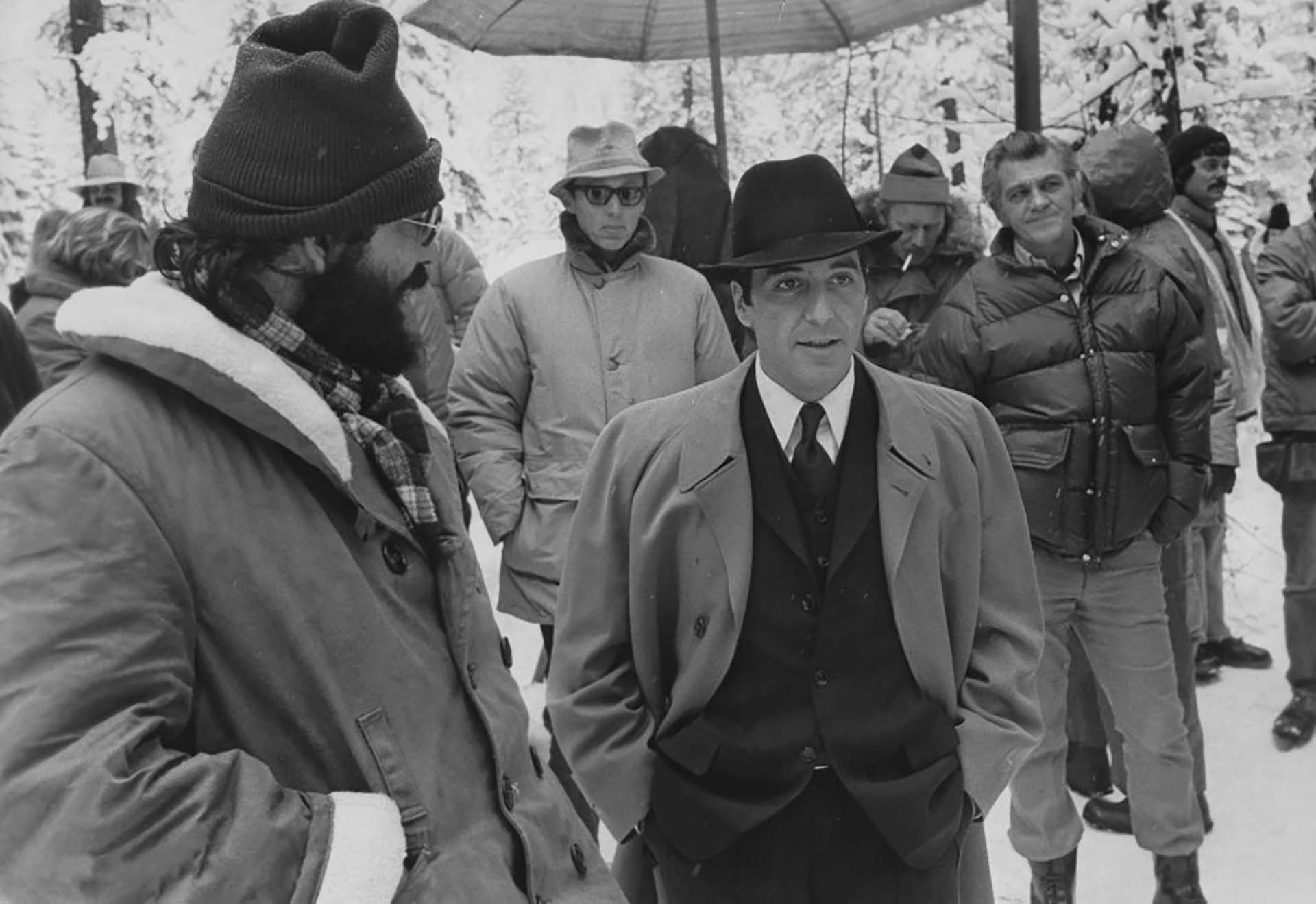 Al Pacino y Francis Ford Coppola en “El Padrino: Parte II” (1974)