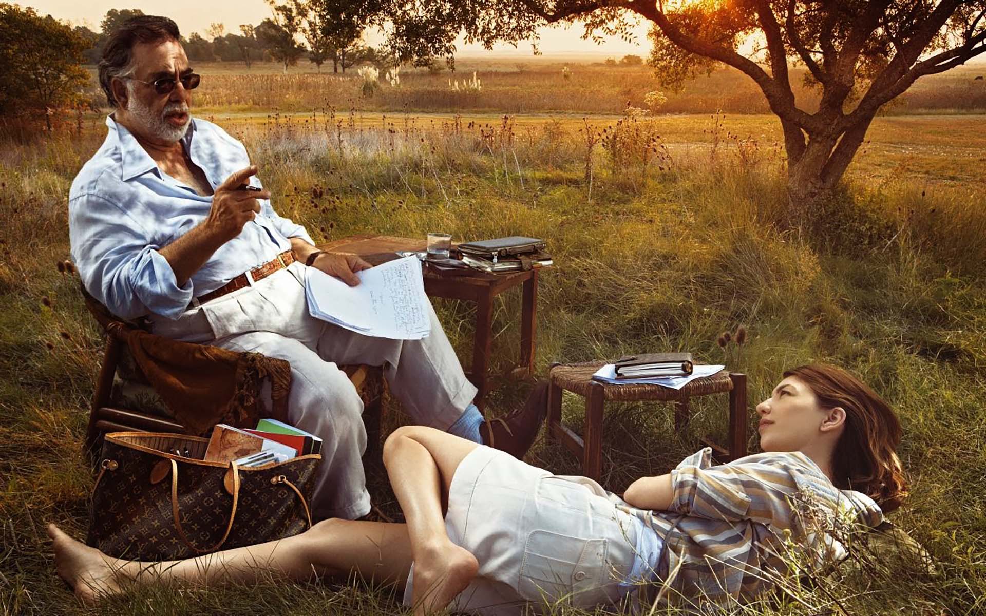 Francis Ford Coppola junto a su hija, Sofia Coppola, que también siguió sus pasos en la dirección