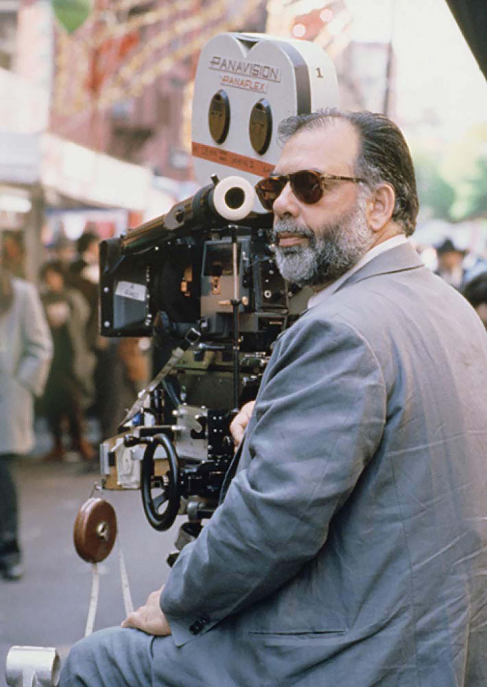Francis Ford Coppola durante el rodaje de “El Padrino: Parte III” (1990)
