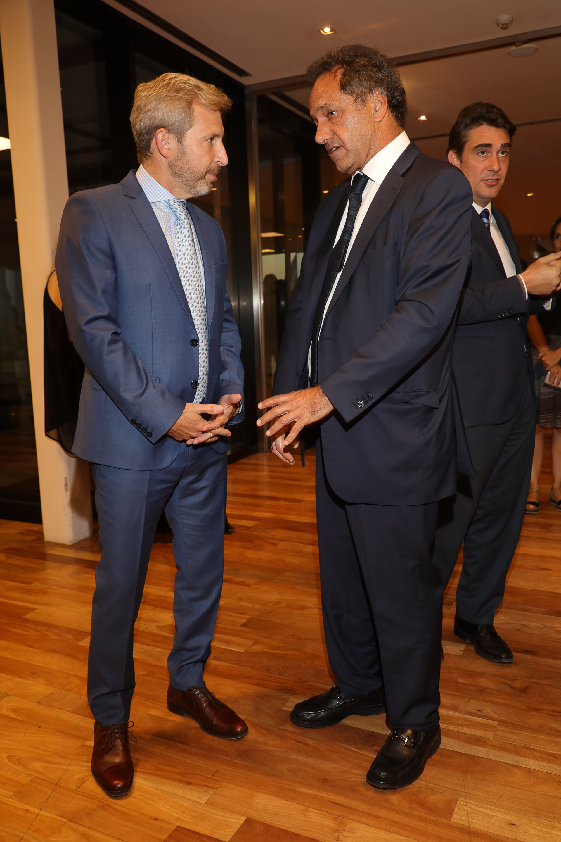 Rogelio Frigerio y Daniel Scioli