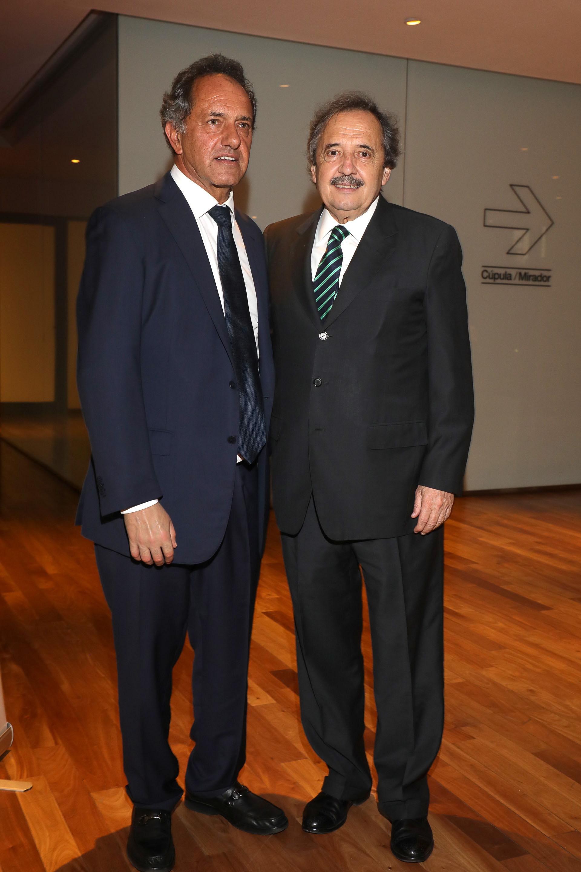 Daniel Scioli y Ricardo Alfonsín