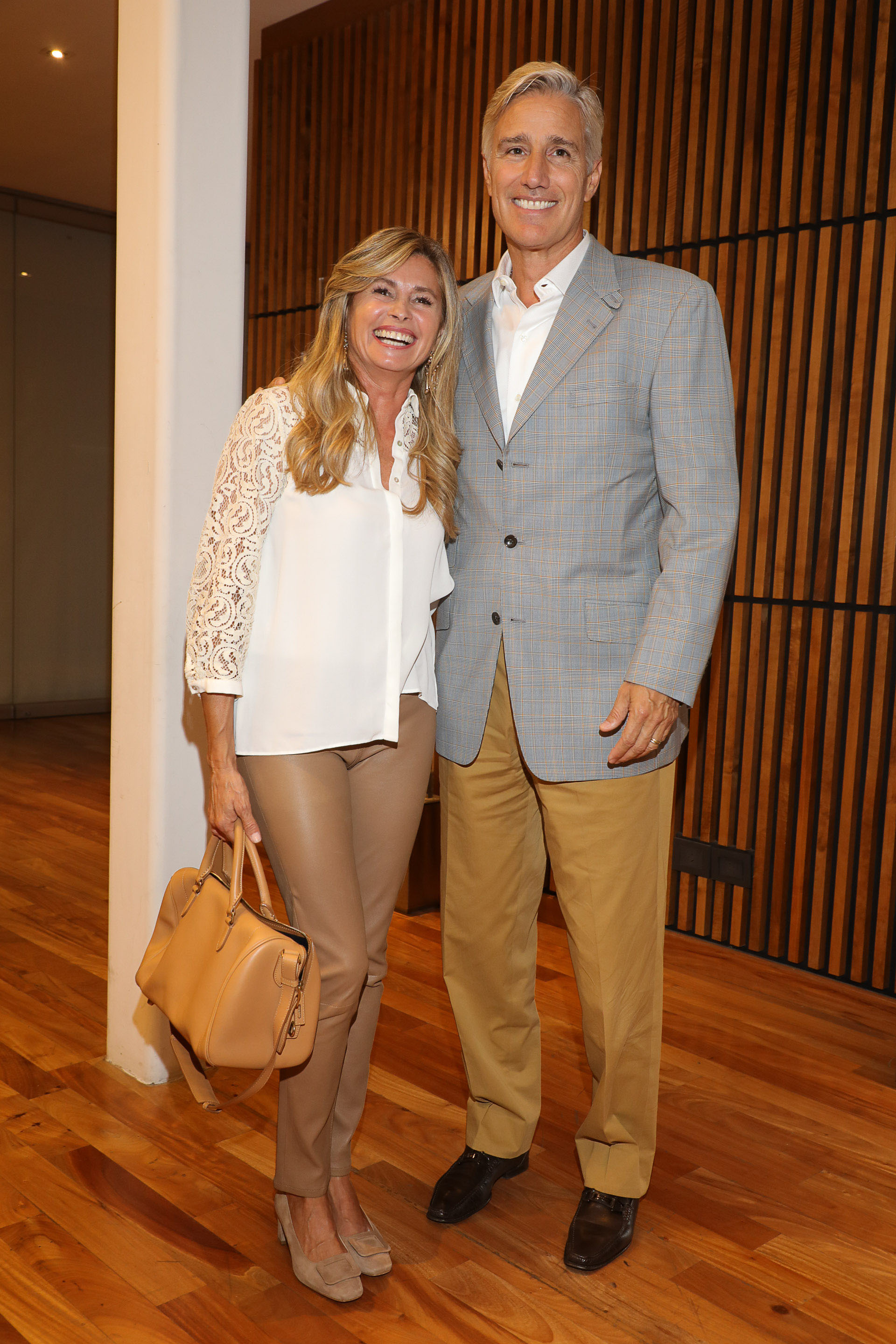La ex senadora nacional, María Laura Leguizamón, y su marido Marcelo Figueiras, presidente de Laboratorios Richmond