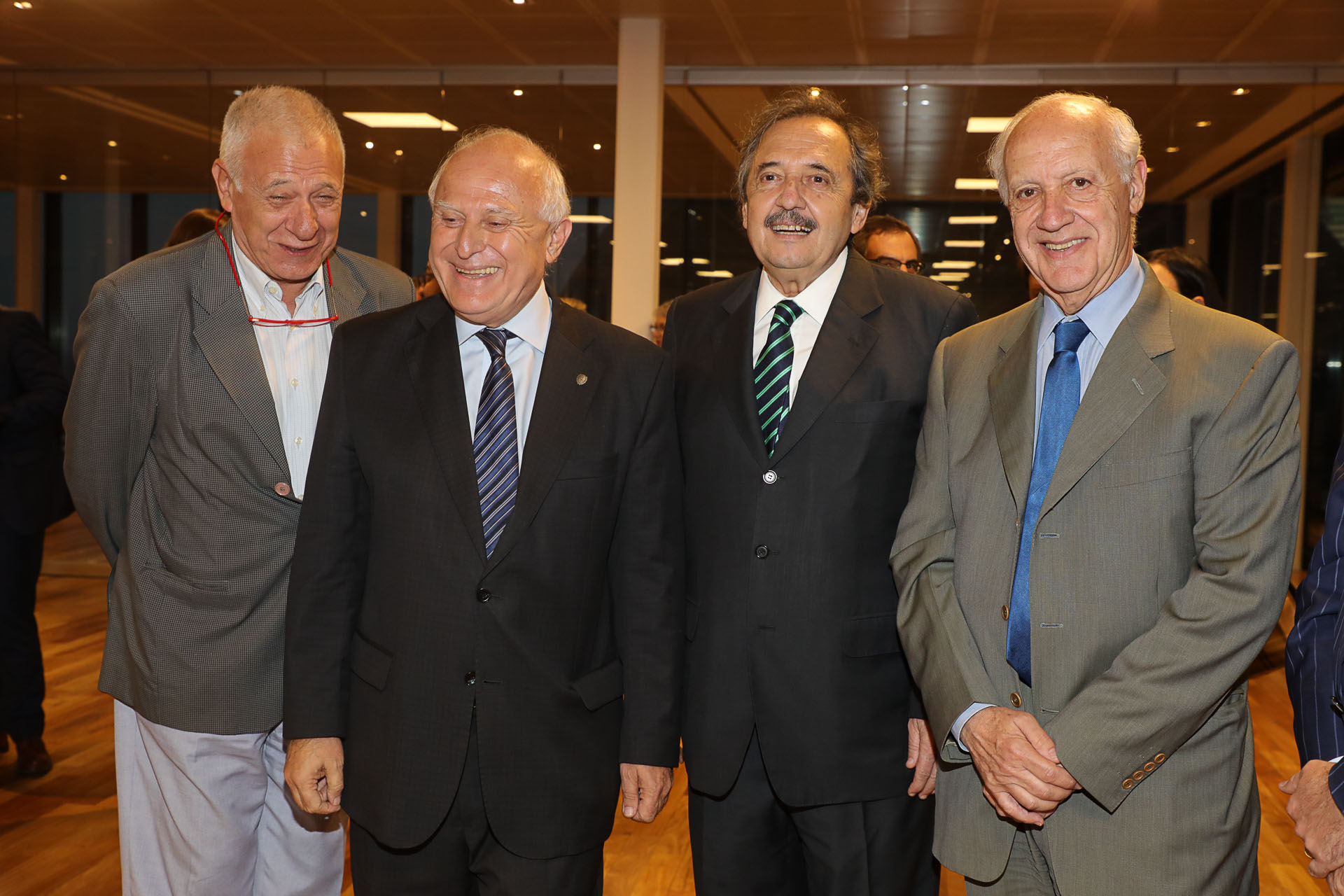 Carlos Campolongo, Miguel Lifschitz, Ricardo Alfonsín y Roberto Lavagna