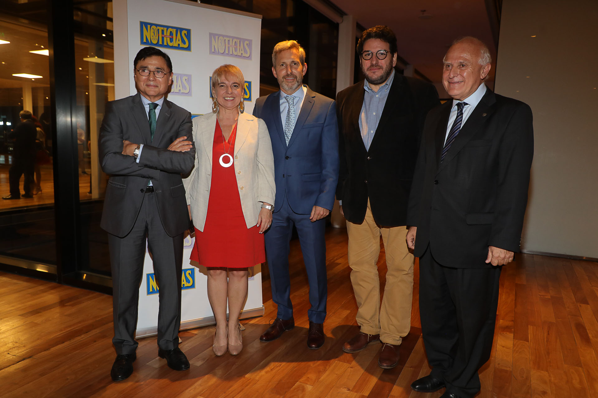 Jorge Fontevecchia, Silvana Giudici, Rogelio Frigerio, Pablo Avelluto y Miguel Lifschitz