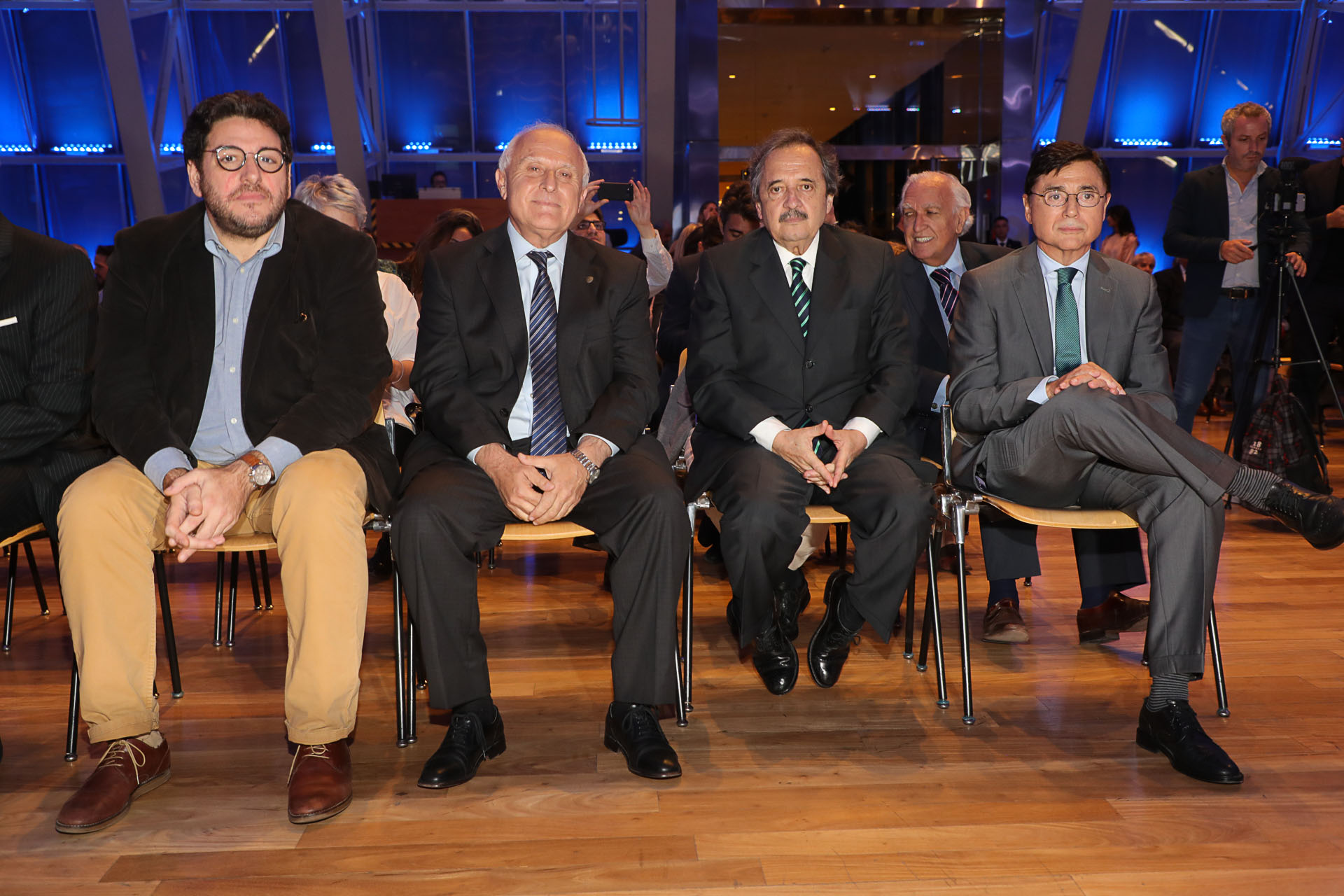 Pablo Avelluto, Miguel Lifschitz, Ricardo Alfonsín, Ricardo Gil Lavedra y Jorge Fontevecchia