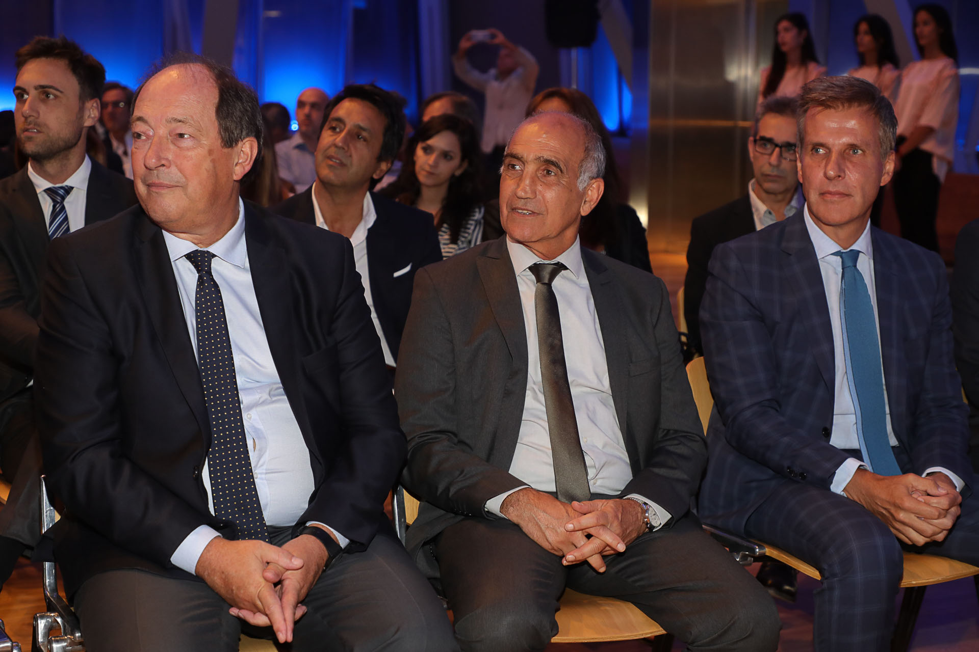 Ernesto Sanz, Daniel Salvador y Martín Redrado