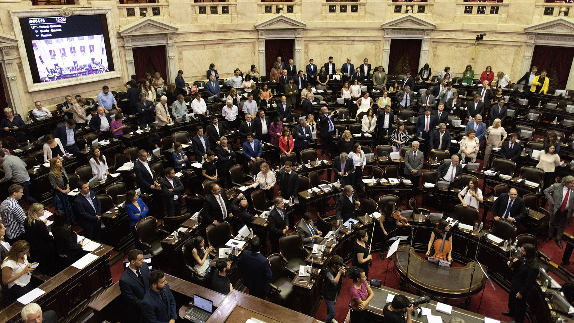 En la sesión de hoy se tratarán unos 25 proyectos de consenso (Adrián Escandar)