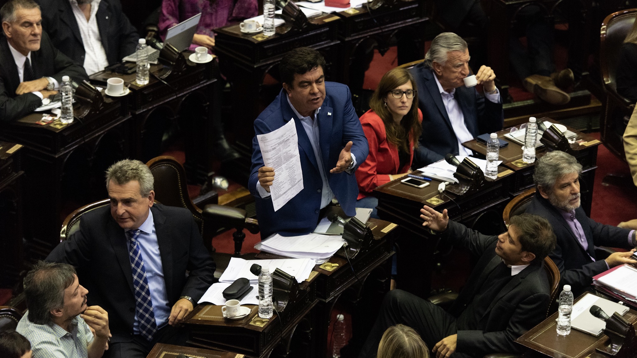 El bloque del Frente para la Victoria