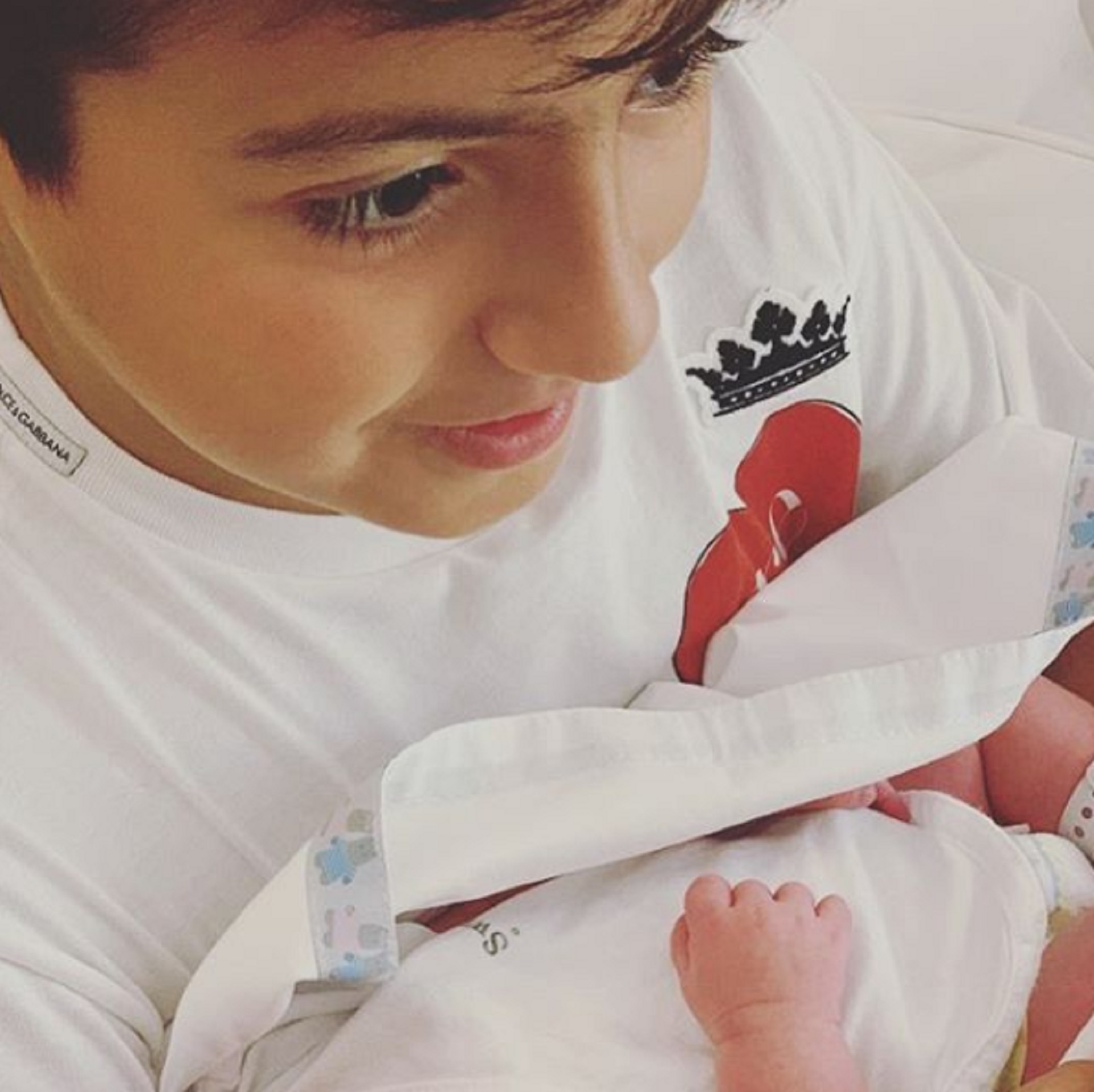 Benjamín con su prima Roma