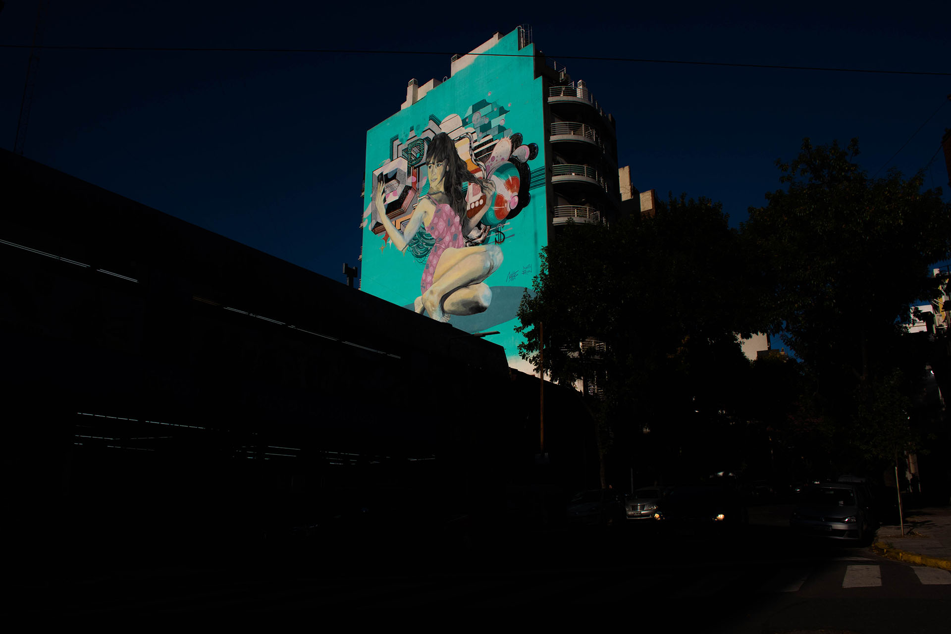 Los murales, otra característica del barrio
