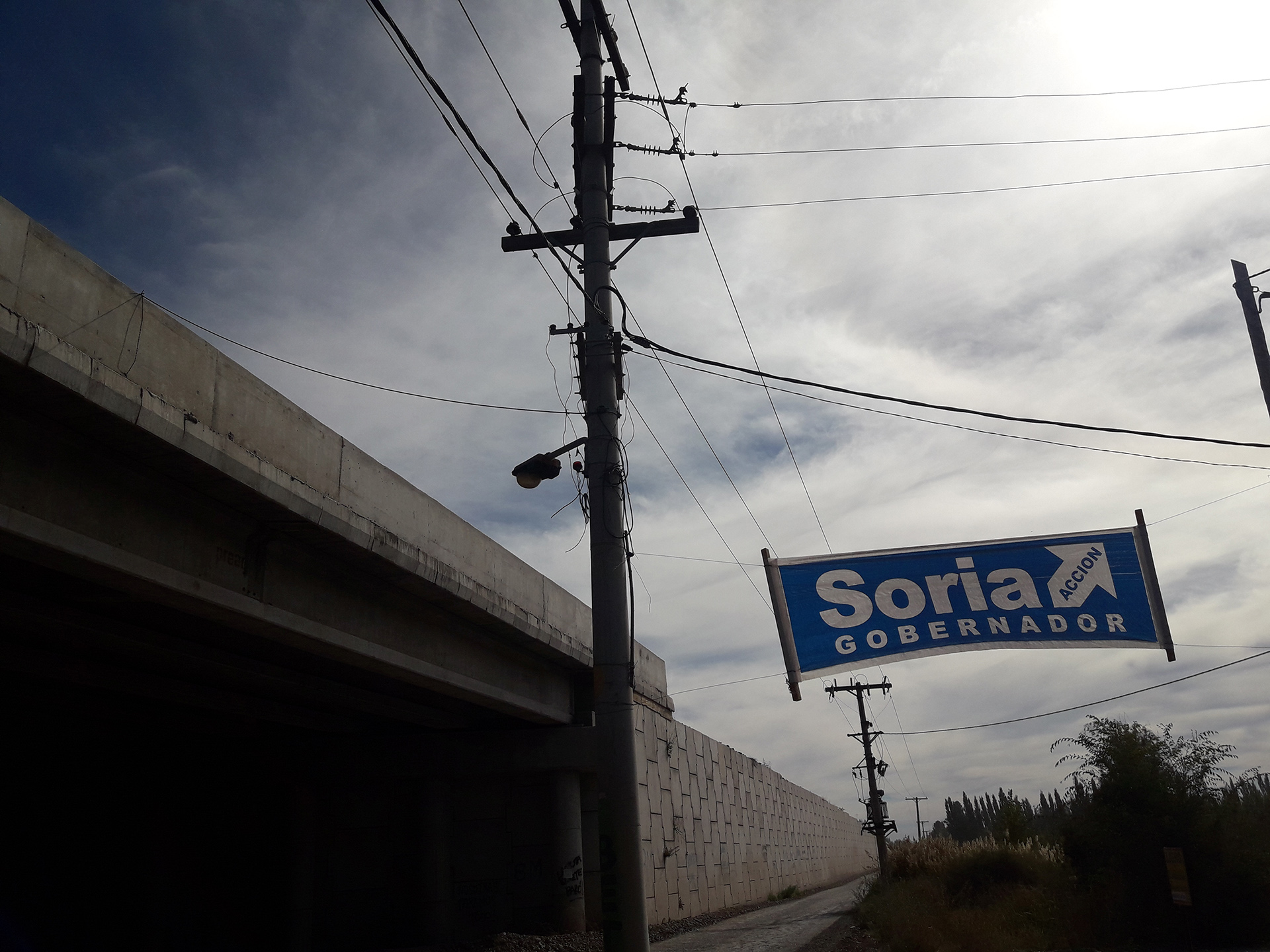 La obra que resistió Soria y los pasacalles que promueven su candidatura