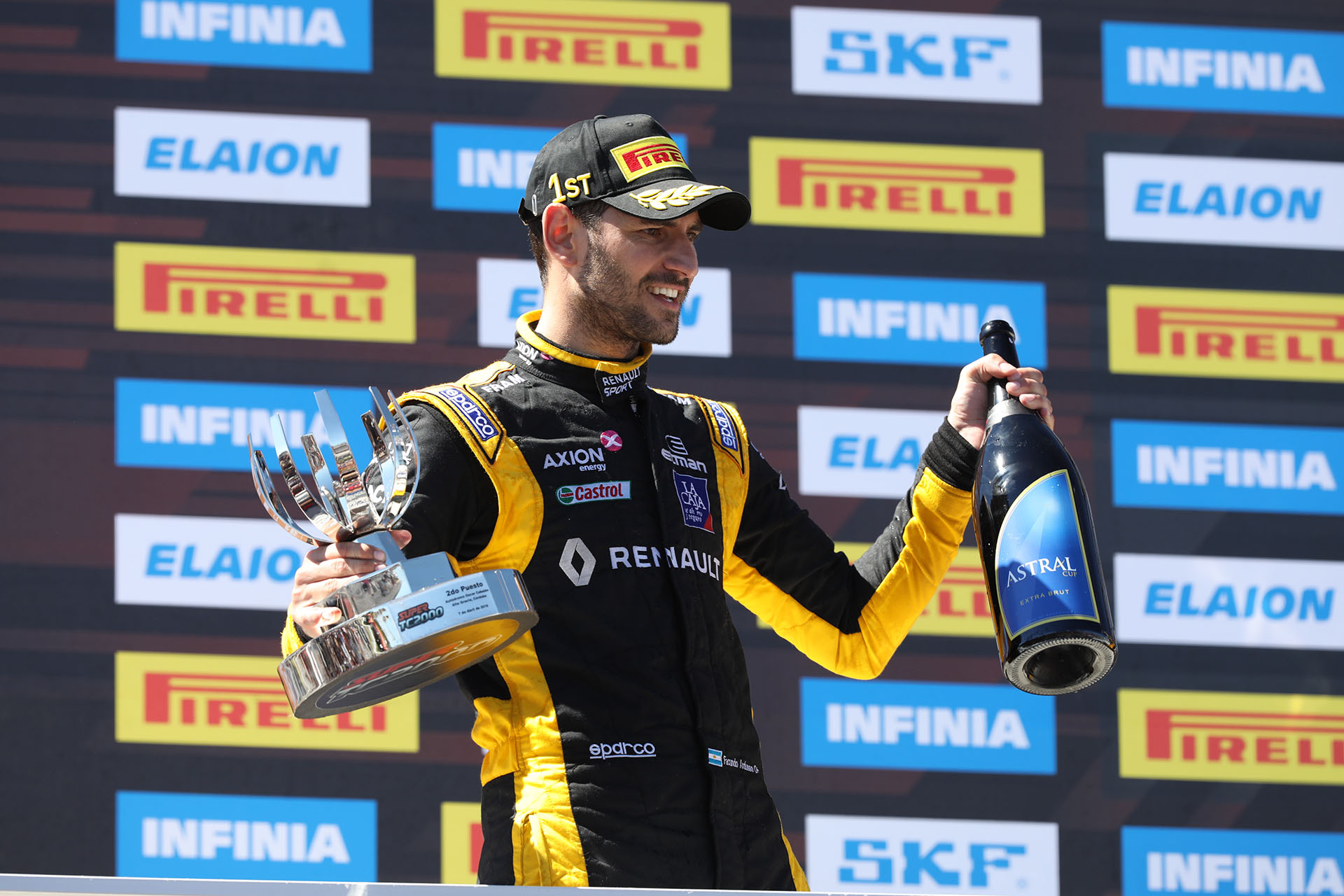Segundo quedó Facundo Ardusso, con Renault Fluence