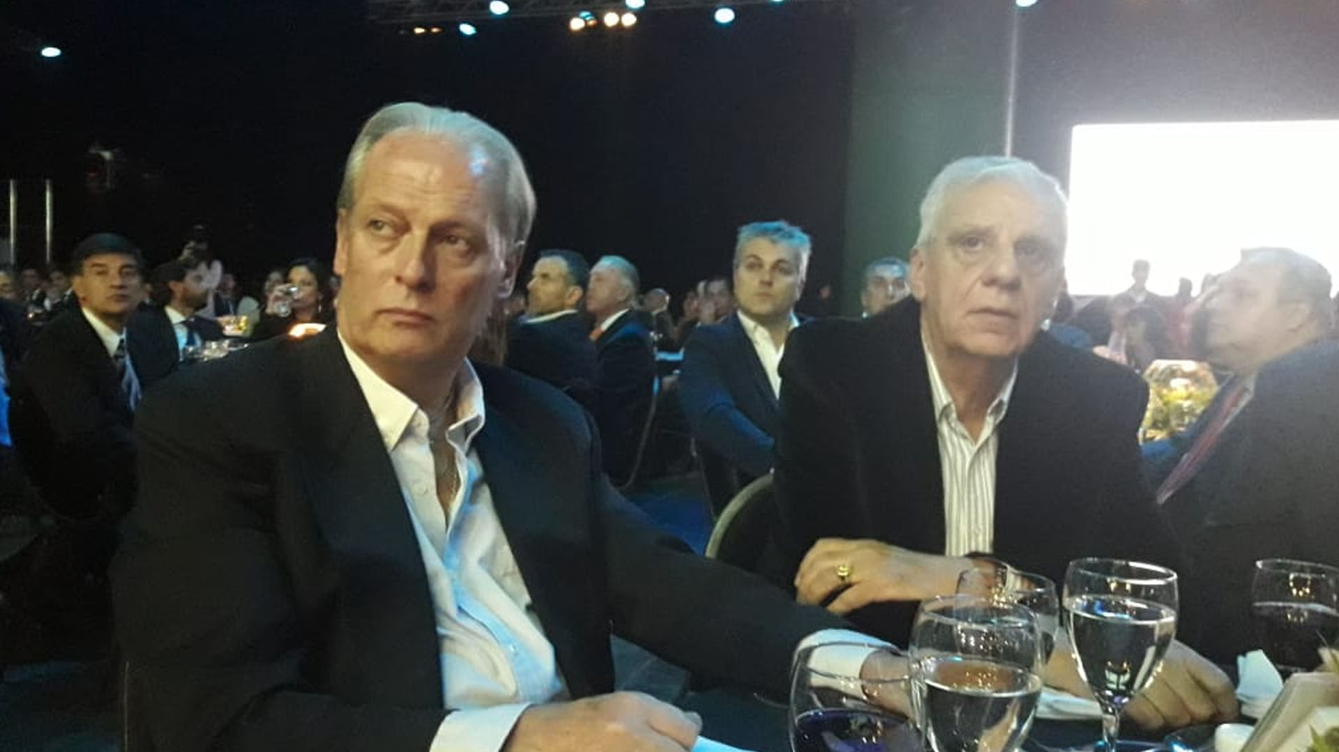 Los sindicalistas Andrés Rodríguez y José Luis Lingeri