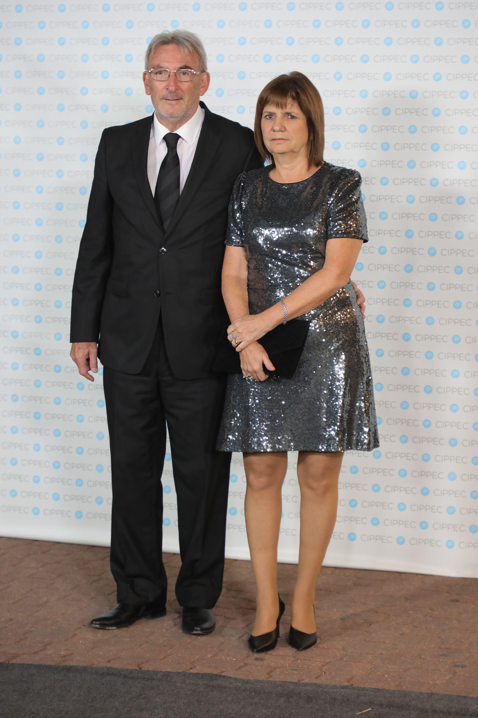 La ministra de Seguridad, Patricia Bullrich, y su marido Guillermo Yanco, vicepresidente del Museo del Holocausto y miembro de la Comisión Directiva del Club Político