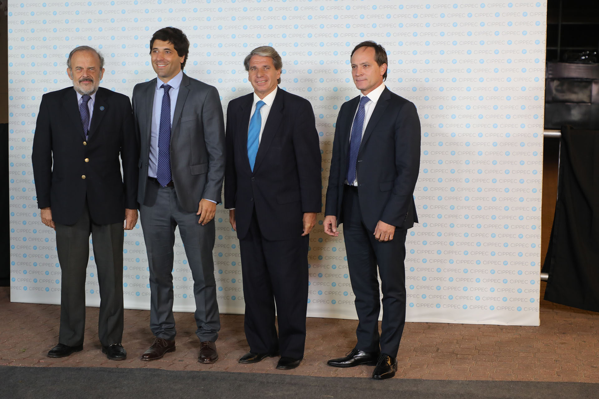 El diputado Eduardo Amadeo, Sebastián García De Luca, secretario de Interior, el procurador general de la Ciudad, Gabriel Astarloa, y el senador Carlos Espínola