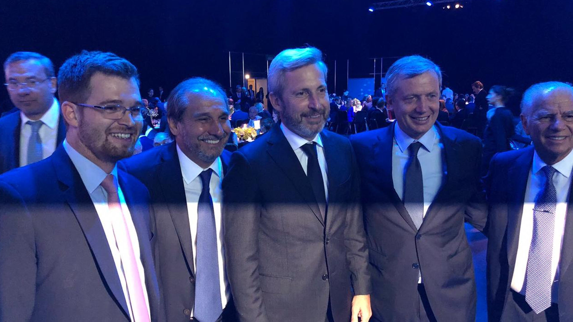Nicolás Massot, Nicolás Caputo, Rogelio Frigerio, Emilio Monzó y Alejandro Bulgheroni