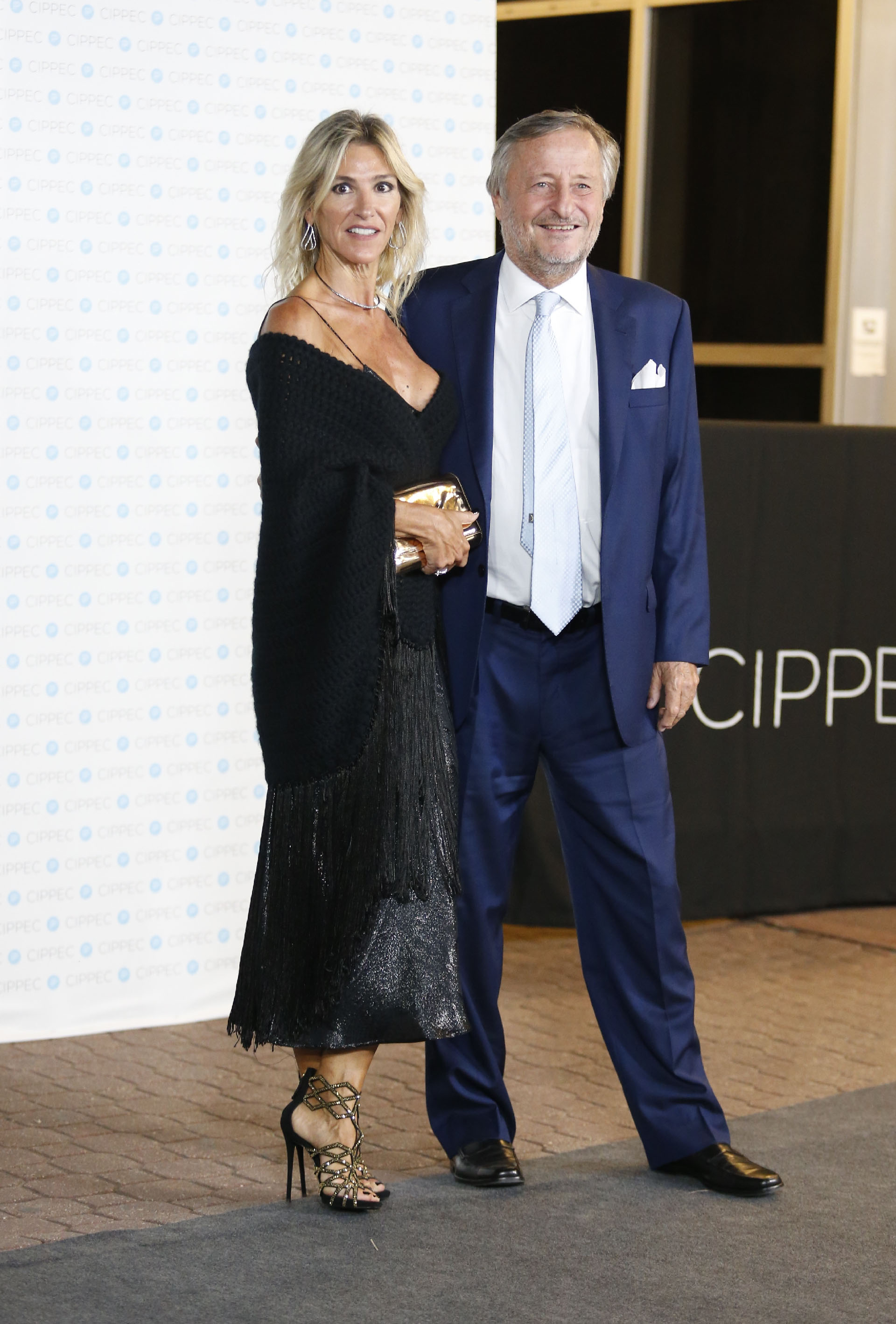 El presidente de FIAT Artgentina, Cristiano Rattazzi, y su pareja Gabriela Castellani