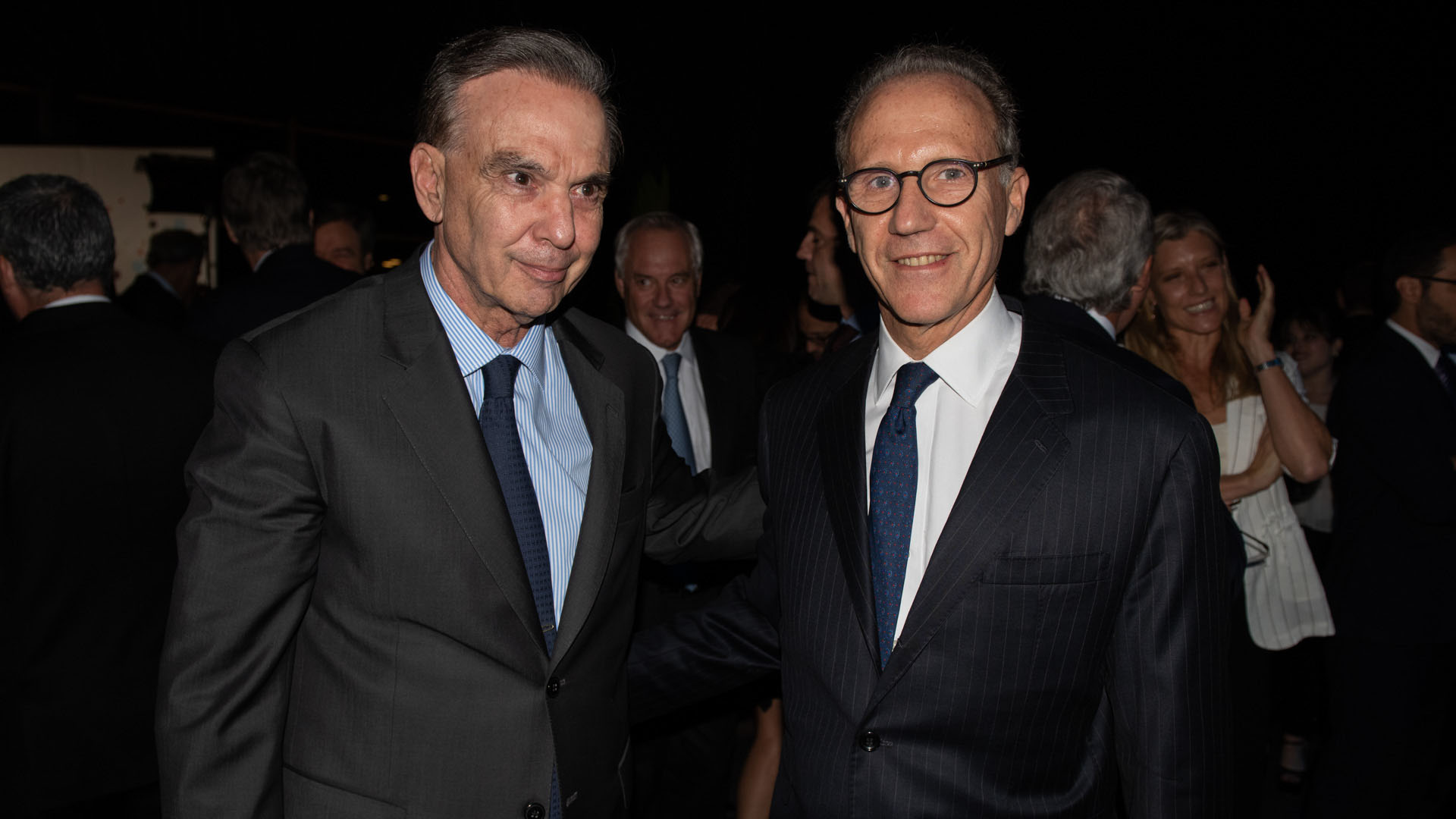Miguel Angel Pichetto y el presidente de la Corte Suprema de Justicia, Carlos Rosenkrantz