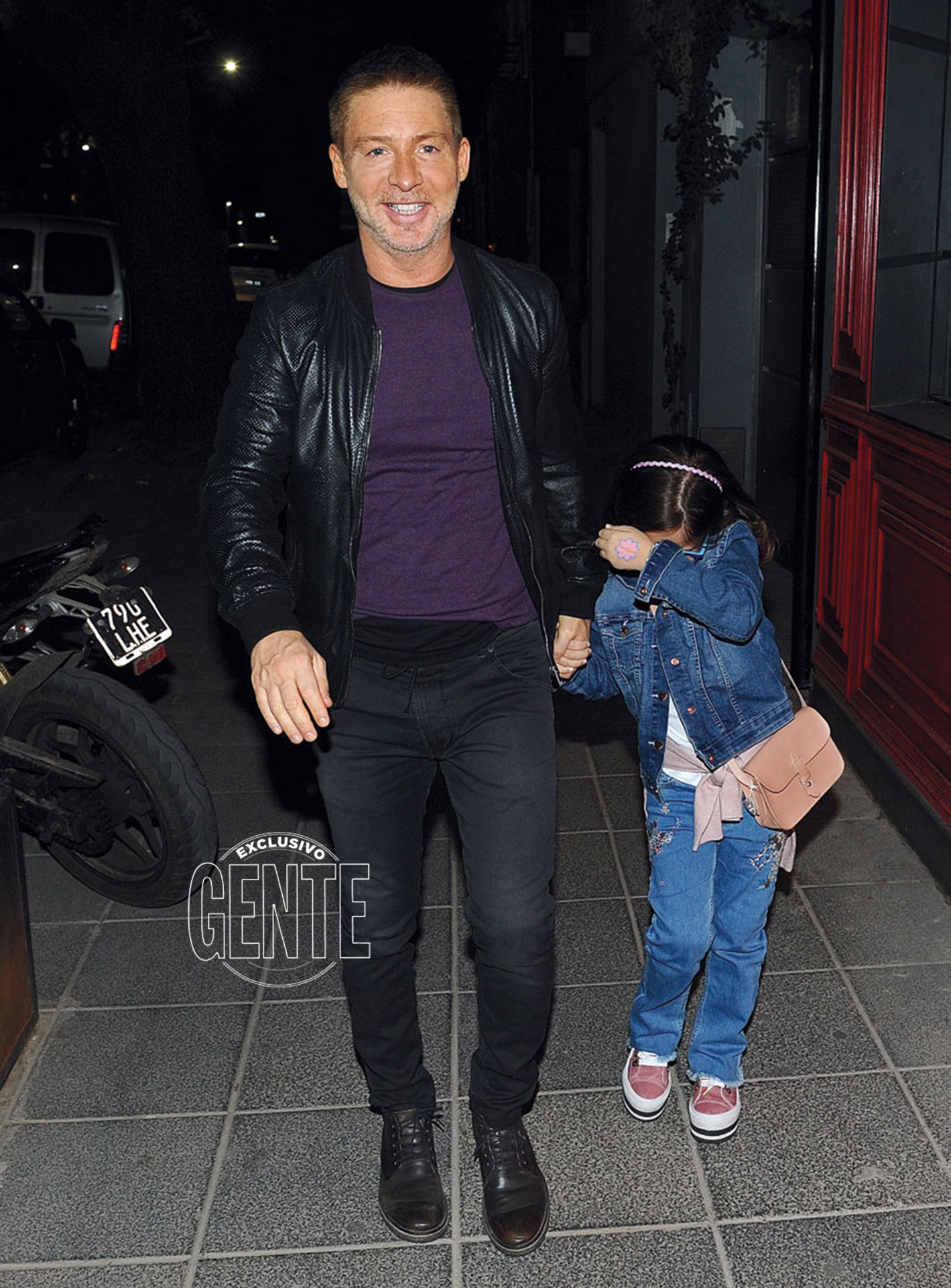 Adrián Suar y su hija, Margarita.