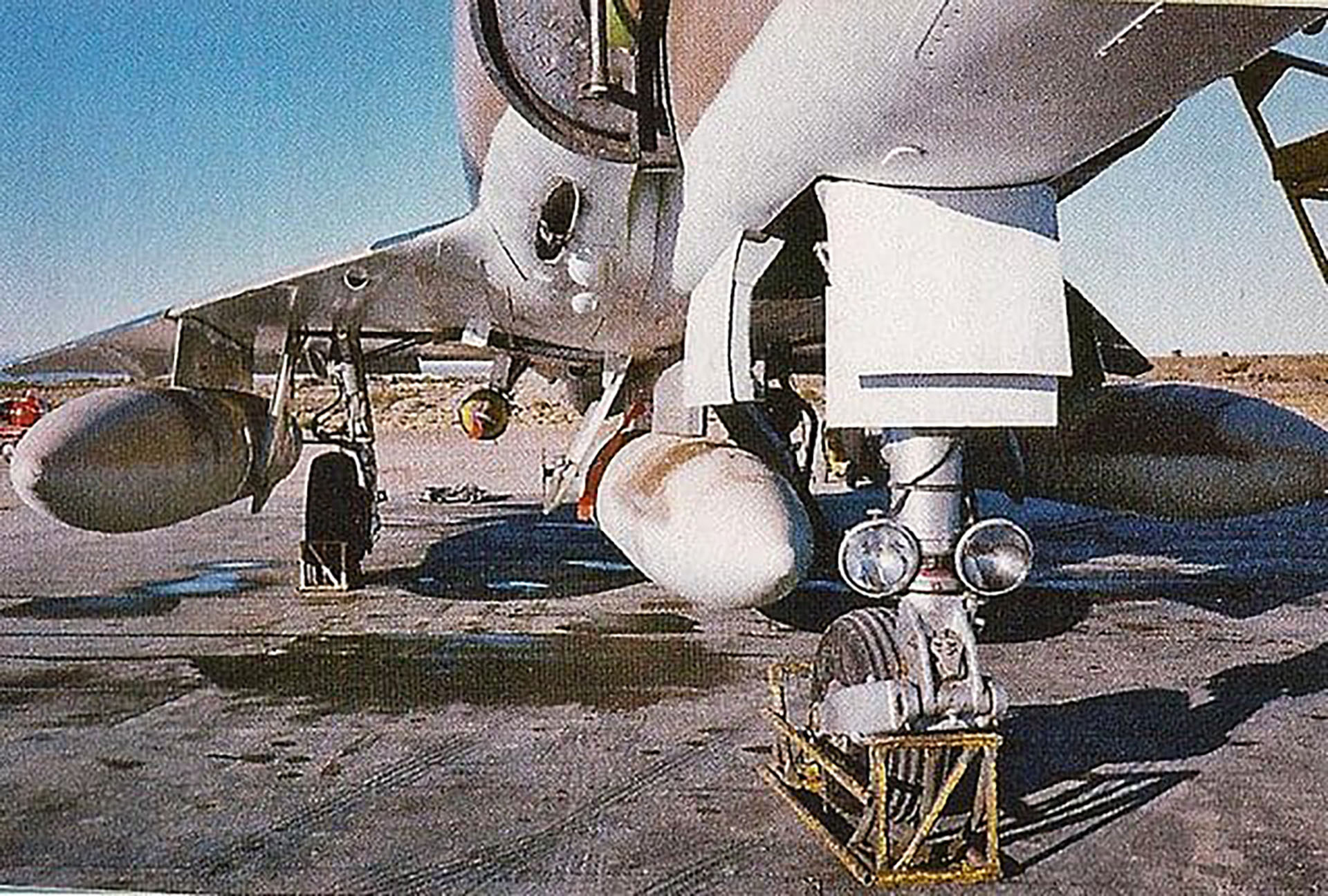 Las bombas que lanzaban los pilotos de la FAS sobre los objetivos navales