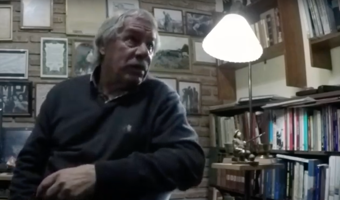 Carlos Bozzi es uno de los sobrevivientes de la represión a los abogados. (YouTube/Oscar Flores)