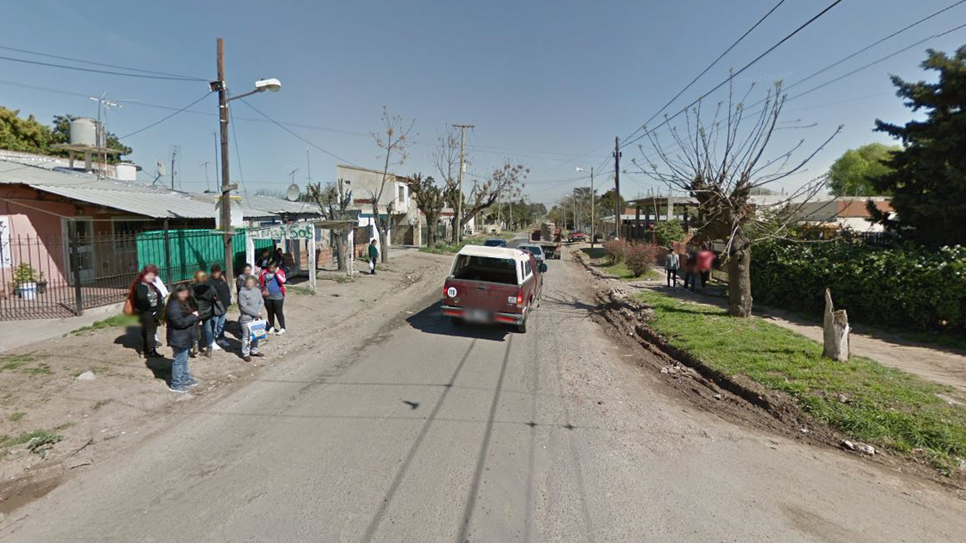 La esquina de Millán y Cafferata, donde se reunió con su amiga y otros jóvenes