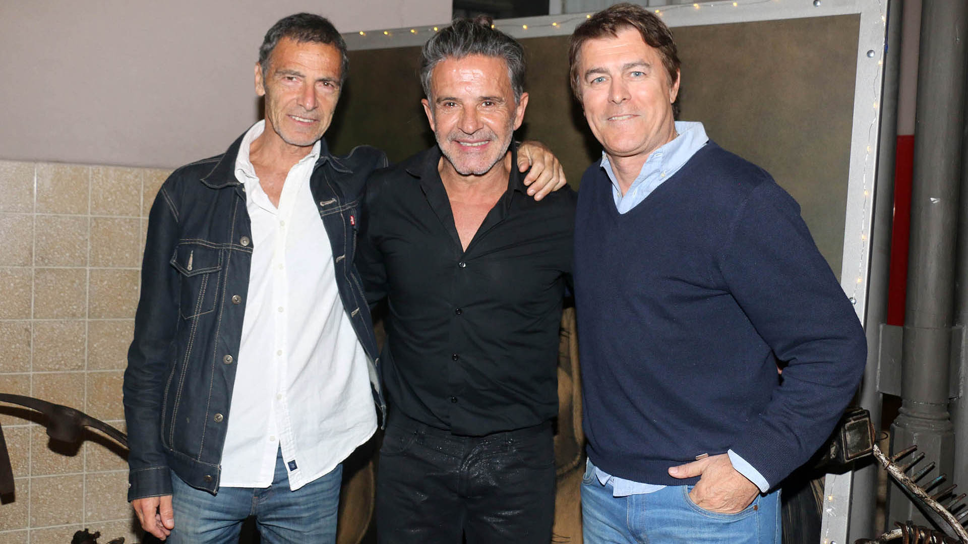 Gustavo Garzón, Osvaldo Laport y Gabriel Corrado