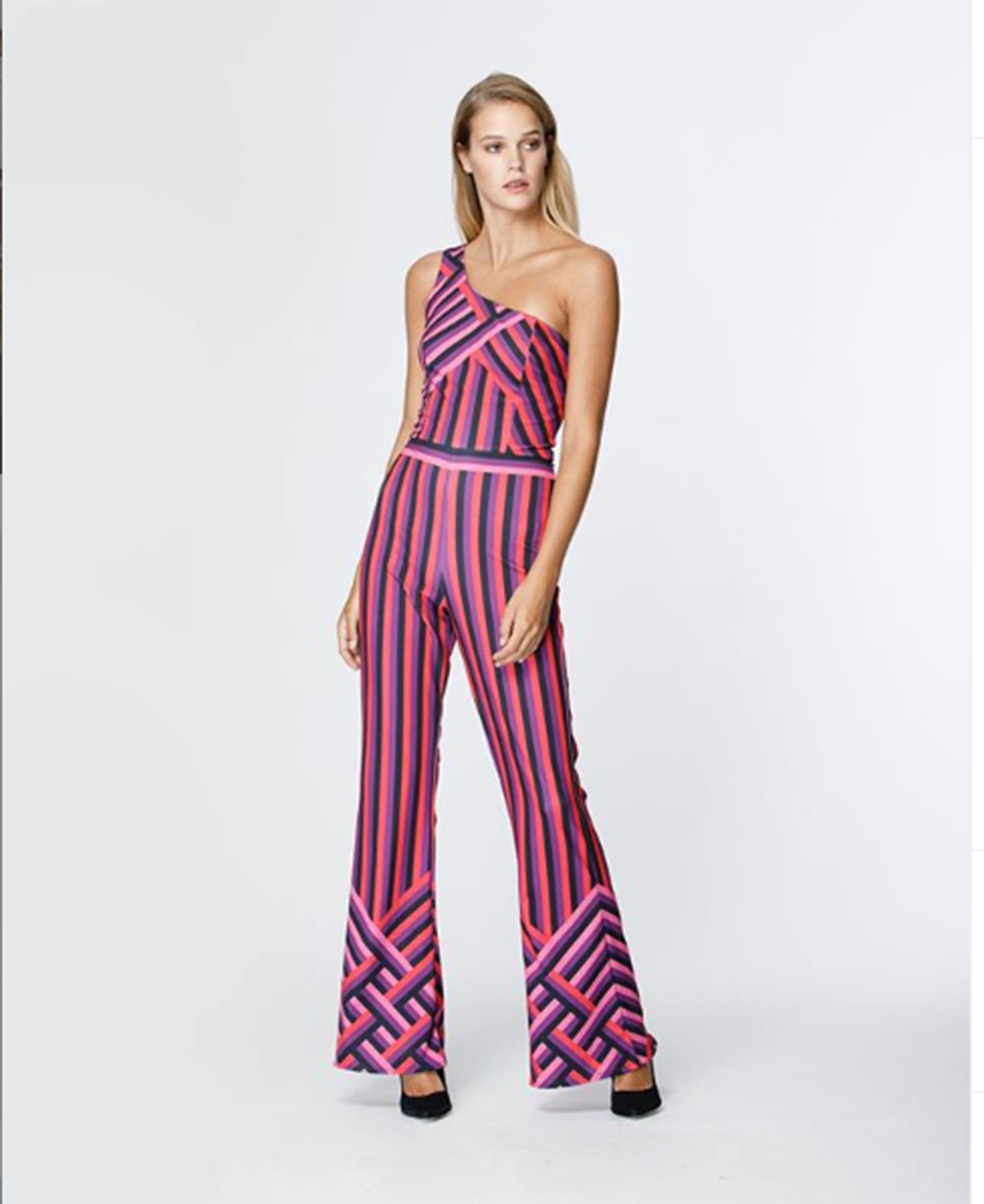 Mono a rayas de Natalia Antolín/ Invierno 2019.